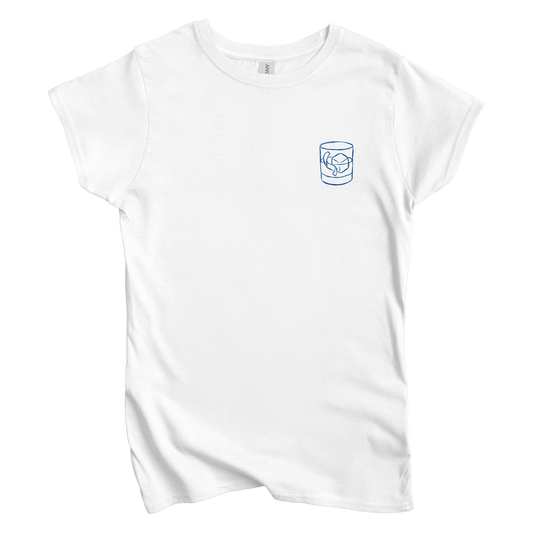 T-Shirt S / White Old Fashioned Left Chest Women's Tee