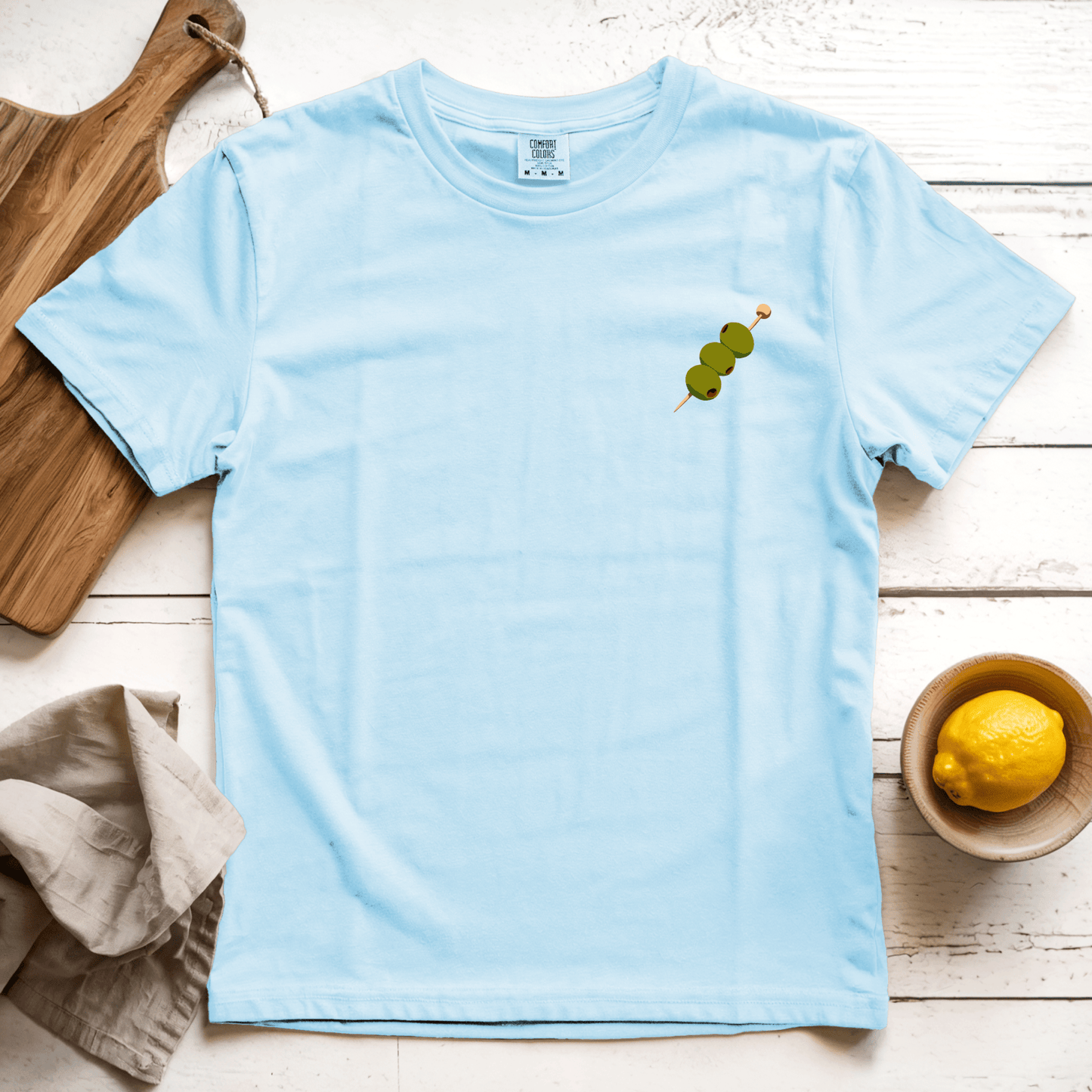T-Shirt Chambray / S Olives