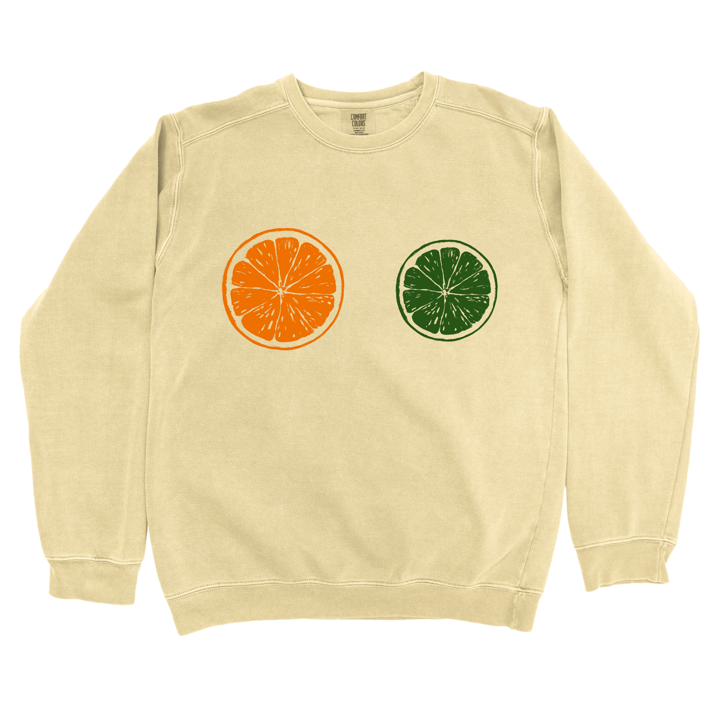 Sweatshirt Butter / S Orange Lime: LaeMab Sweatshirt