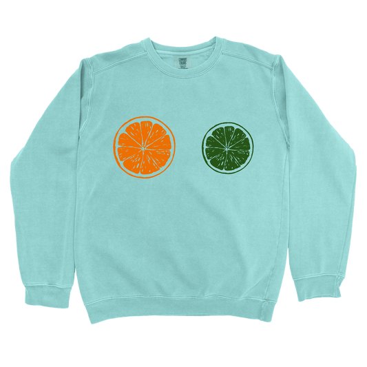 Sweatshirt Chalky Mint / S Orange Lime: LaeMab Sweatshirt