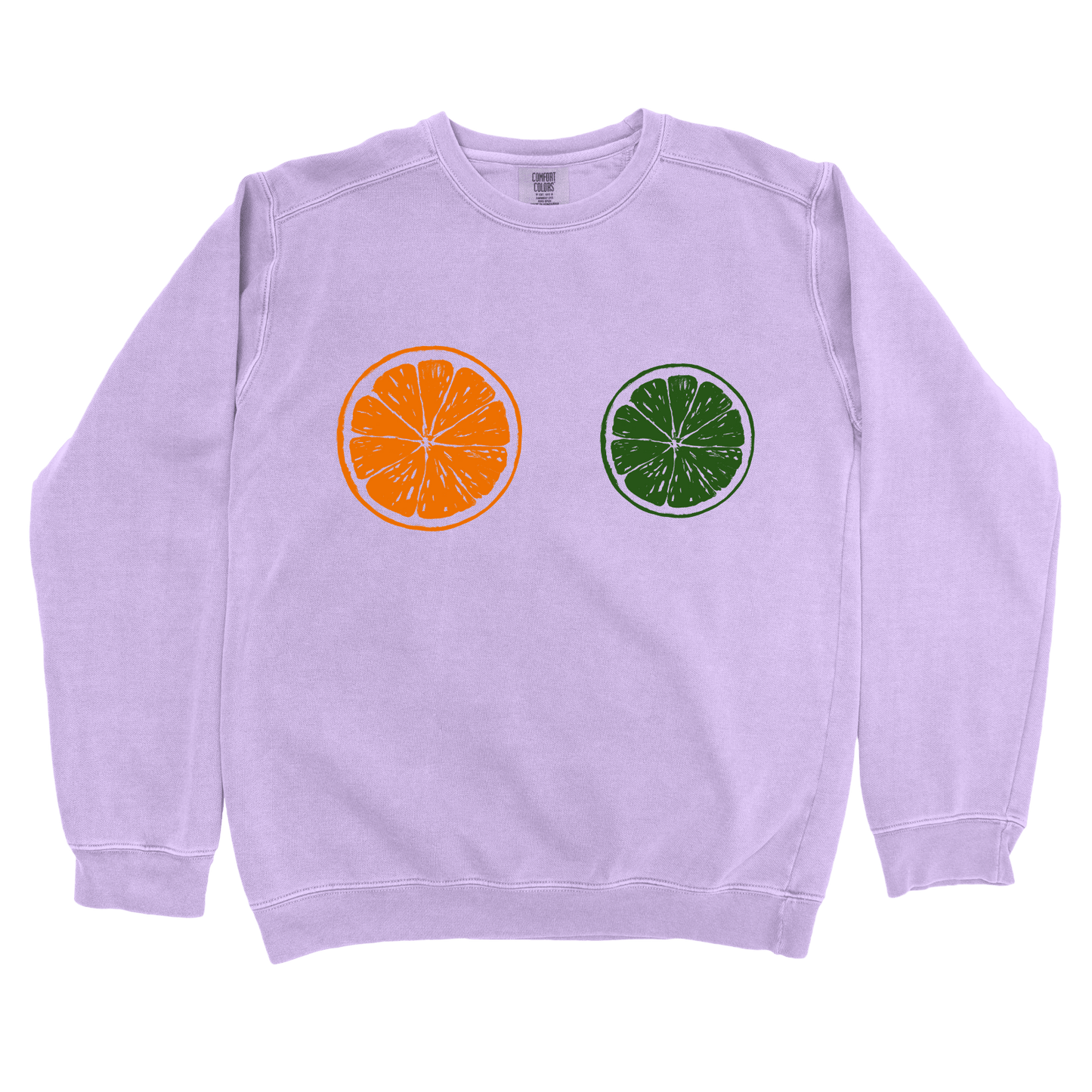 Sweatshirt Orchid / S Orange Lime: LaeMab Sweatshirt
