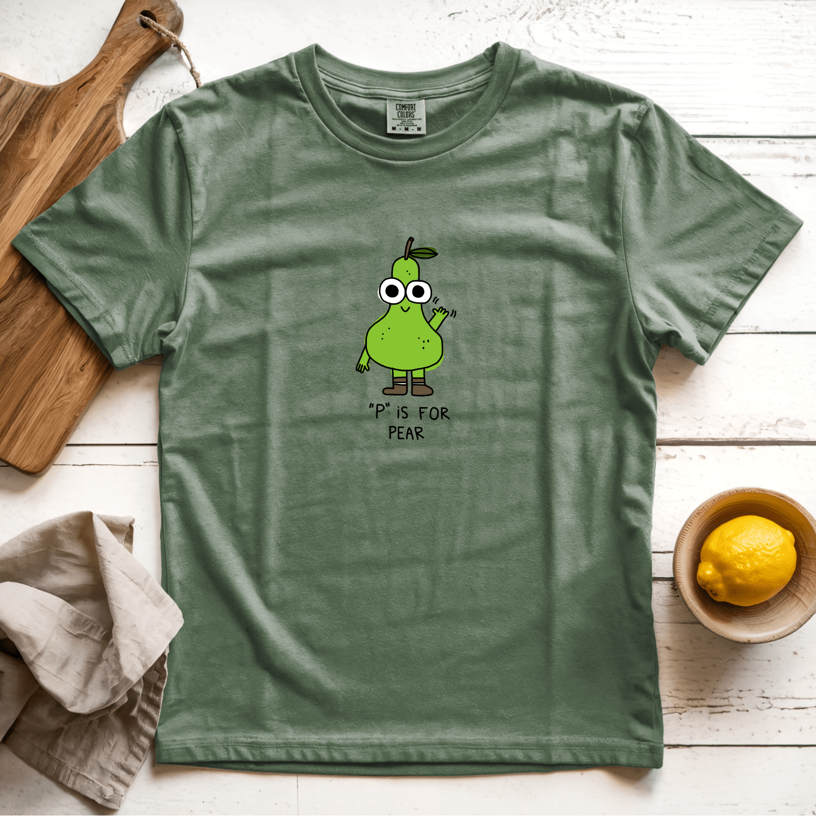 T-Shirt P is for Pear: Longoland