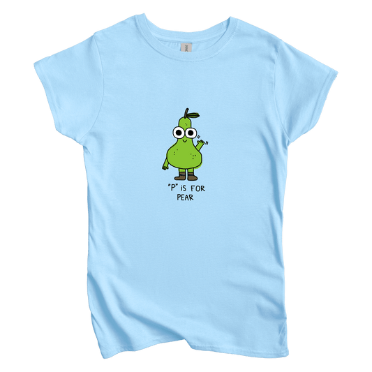 T-Shirt P is for Pear: Longoland Women's Tee
