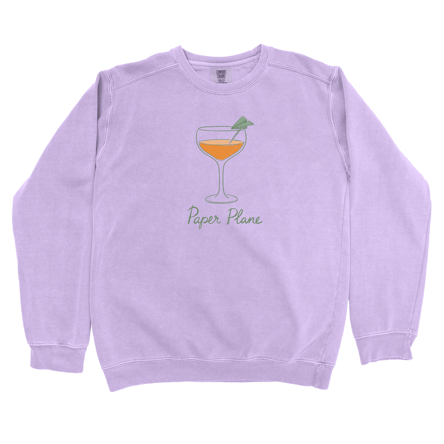T-Shirts Orchid / S Paper Plane Sweatshirt
