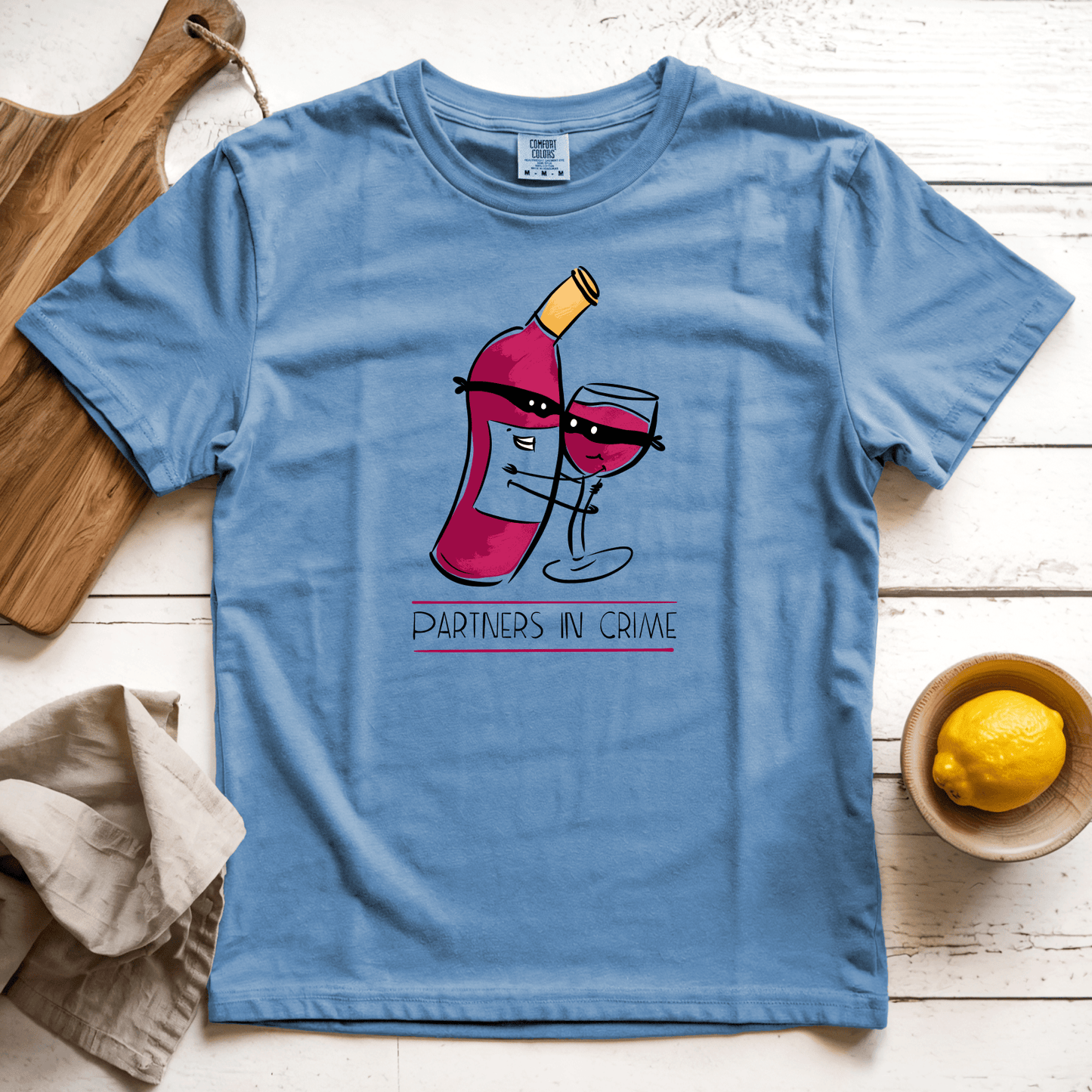 T-Shirt Blue Jean / S Partners in Wine: Micro Barbi