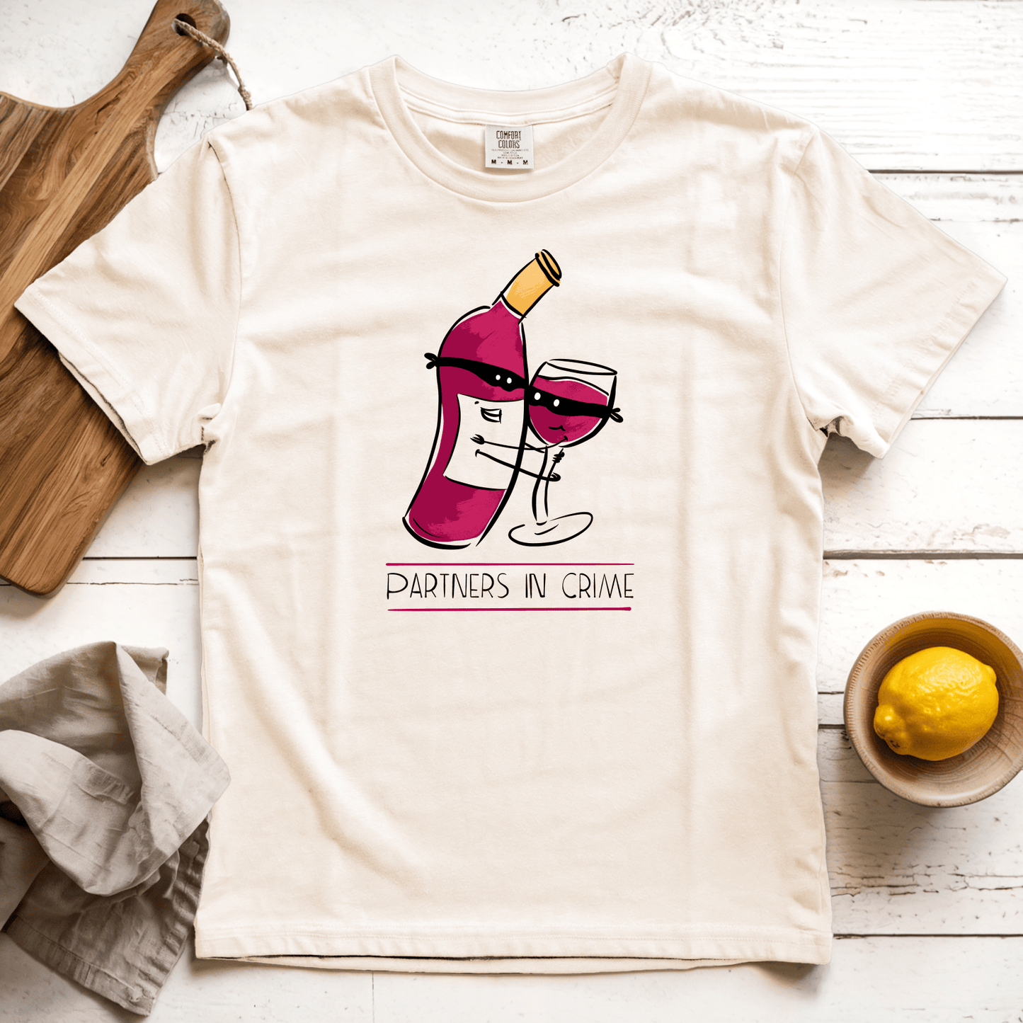 T-Shirt Ivory / S Partners in Wine: Micro Barbi