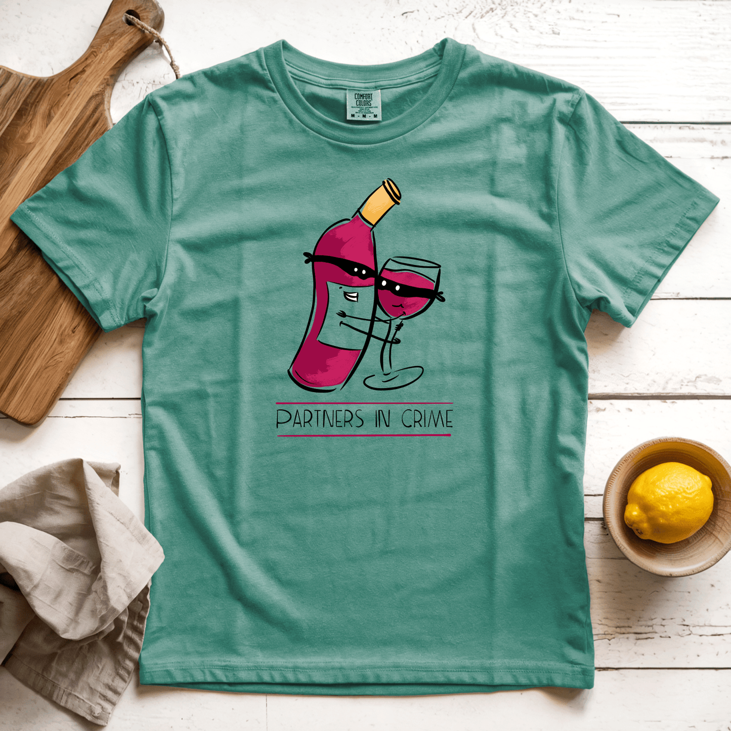 T-Shirt Light Green / S Partners in Wine: Micro Barbi