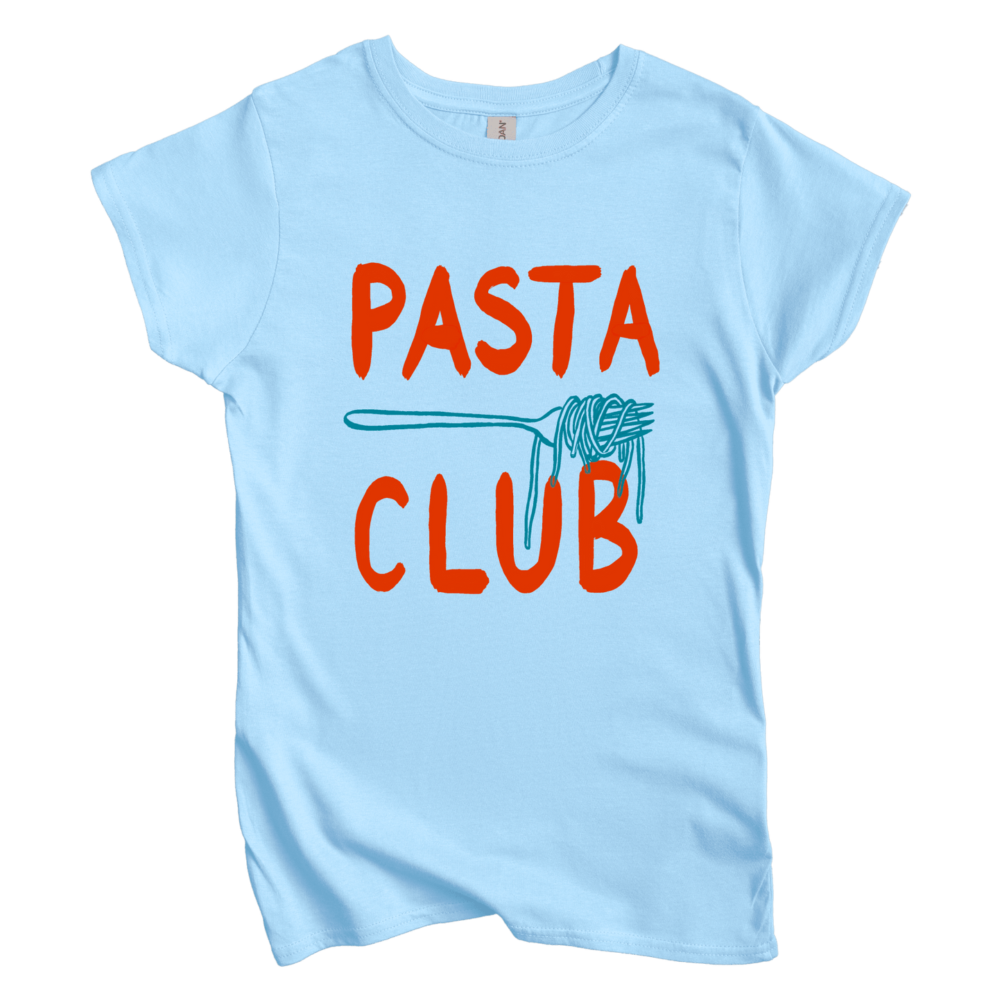 T-Shirt S / Light Blue Pasta Club Women's Tee