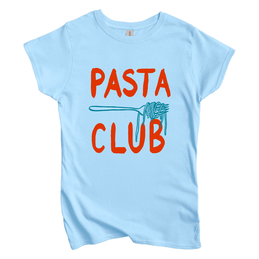 T-Shirt S / Light Blue Pasta Club Women's Tee