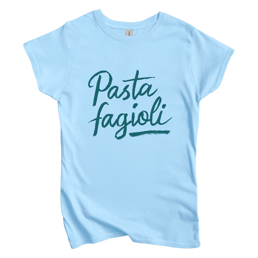 T-Shirt S / Light Blue Pasta Fagioli Women's Tee