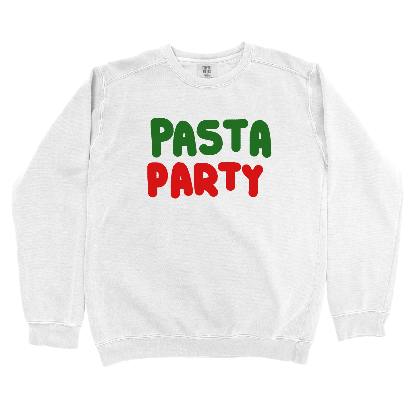 Sweatshirt White / S Pasta Party: Longoland Sweatshirt