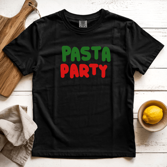 T-Shirt Black / S Pasta Party: Longoland