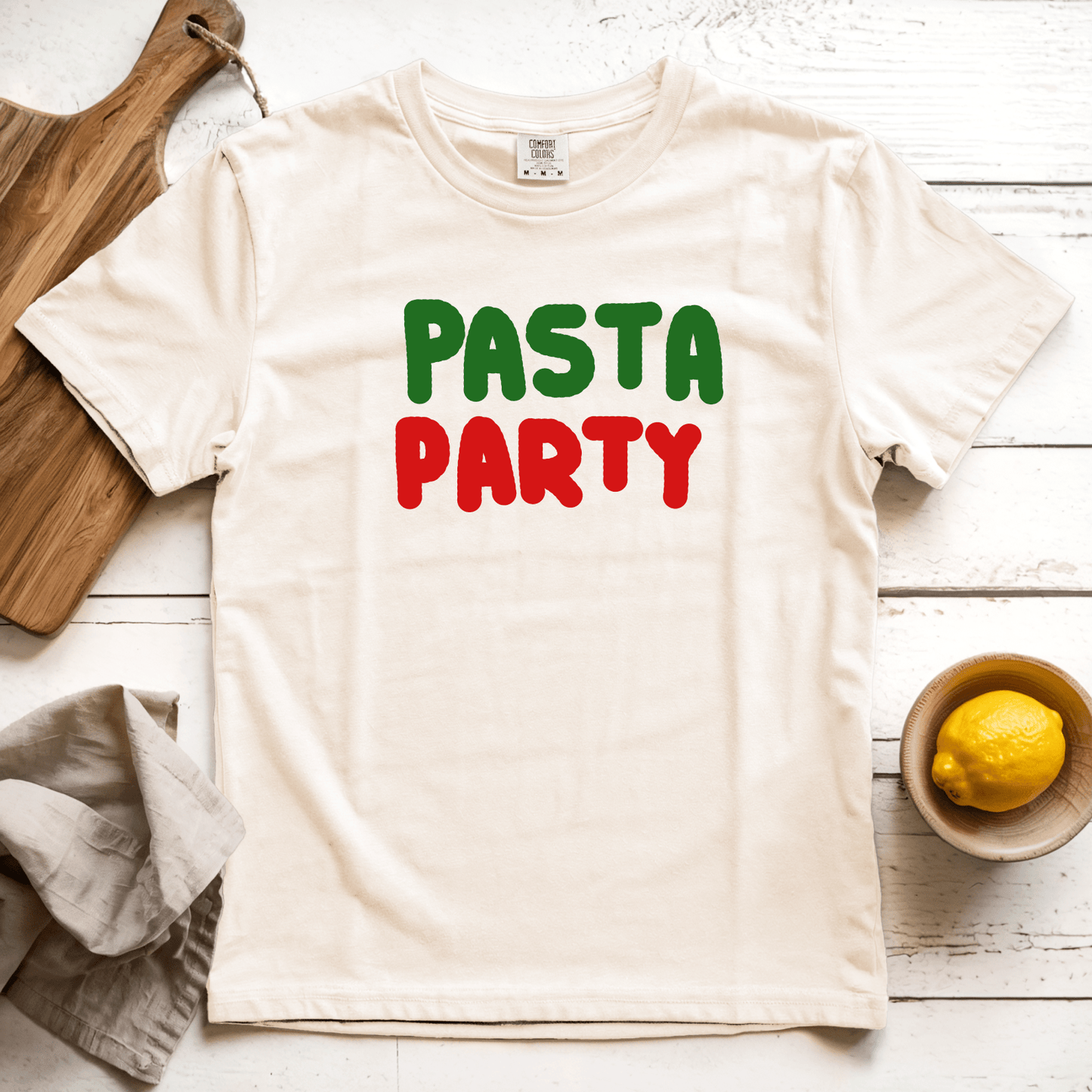 T-Shirt Ivory / S Pasta Party: Longoland