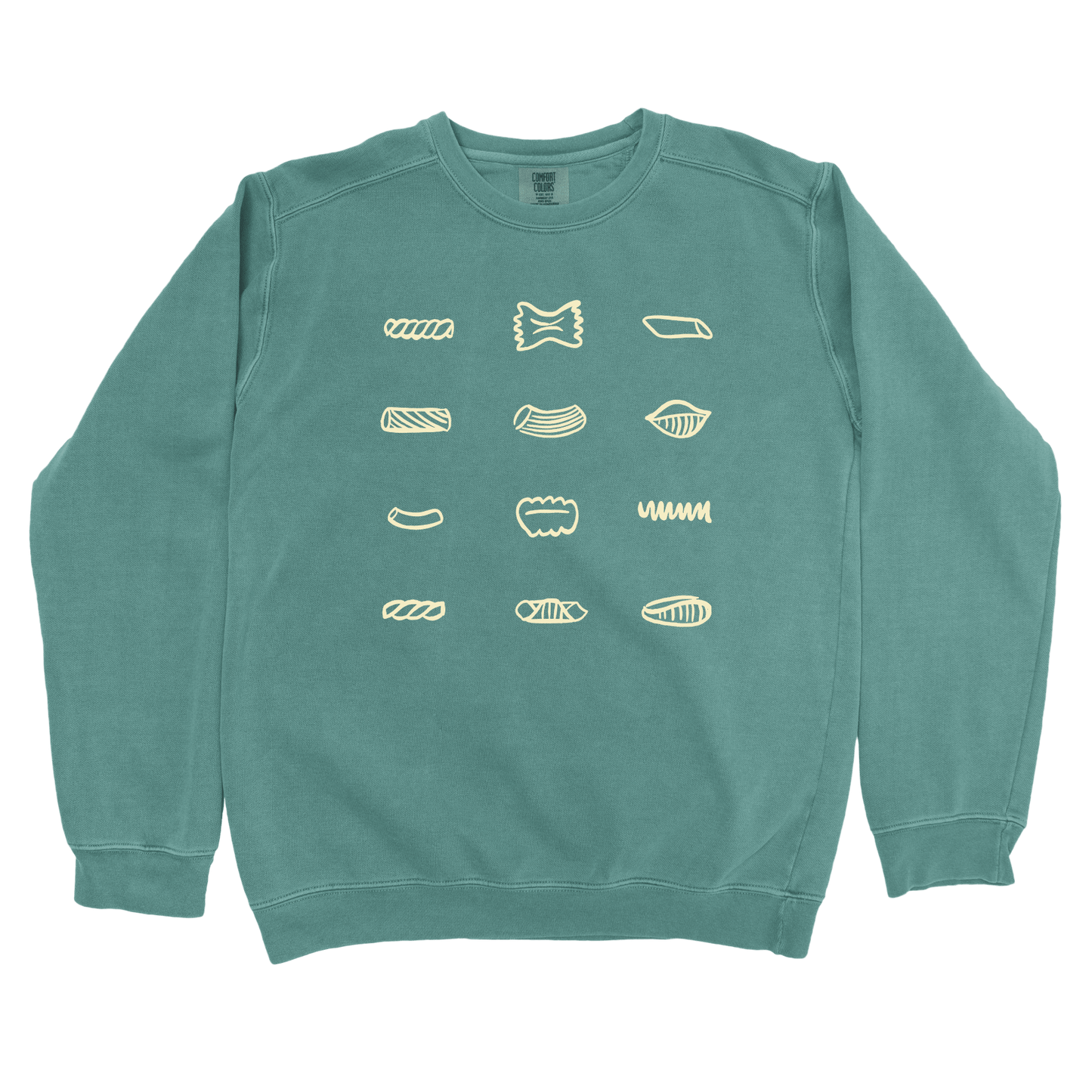 Sweatshirt Blue Spruce / S Pasta Shapes Sweatshirt