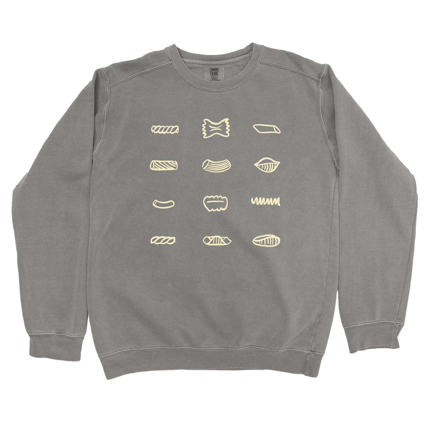 Sweatshirt Grey / S Pasta Shapes Sweatshirt