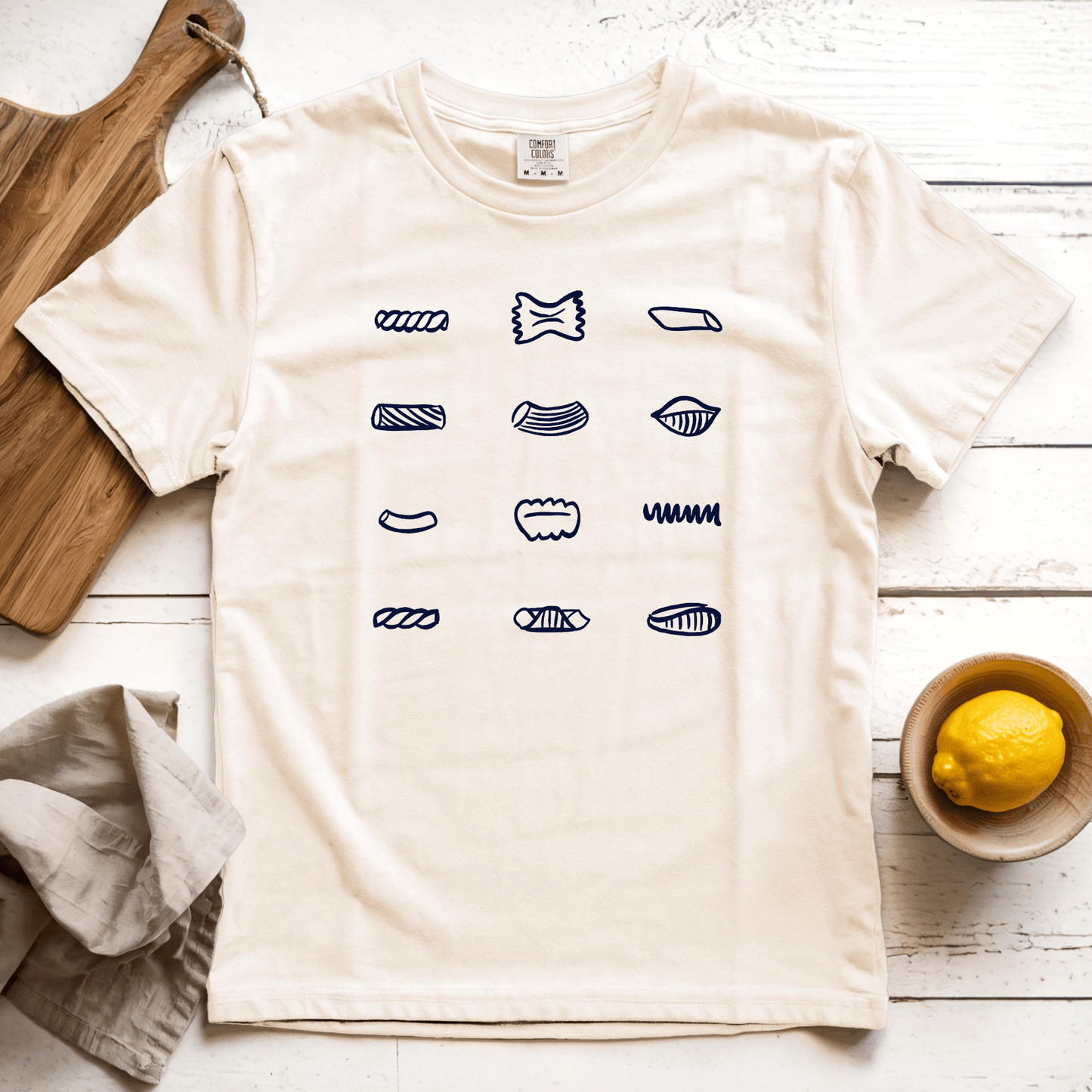 T-Shirt Ivory / S Pasta Shapes