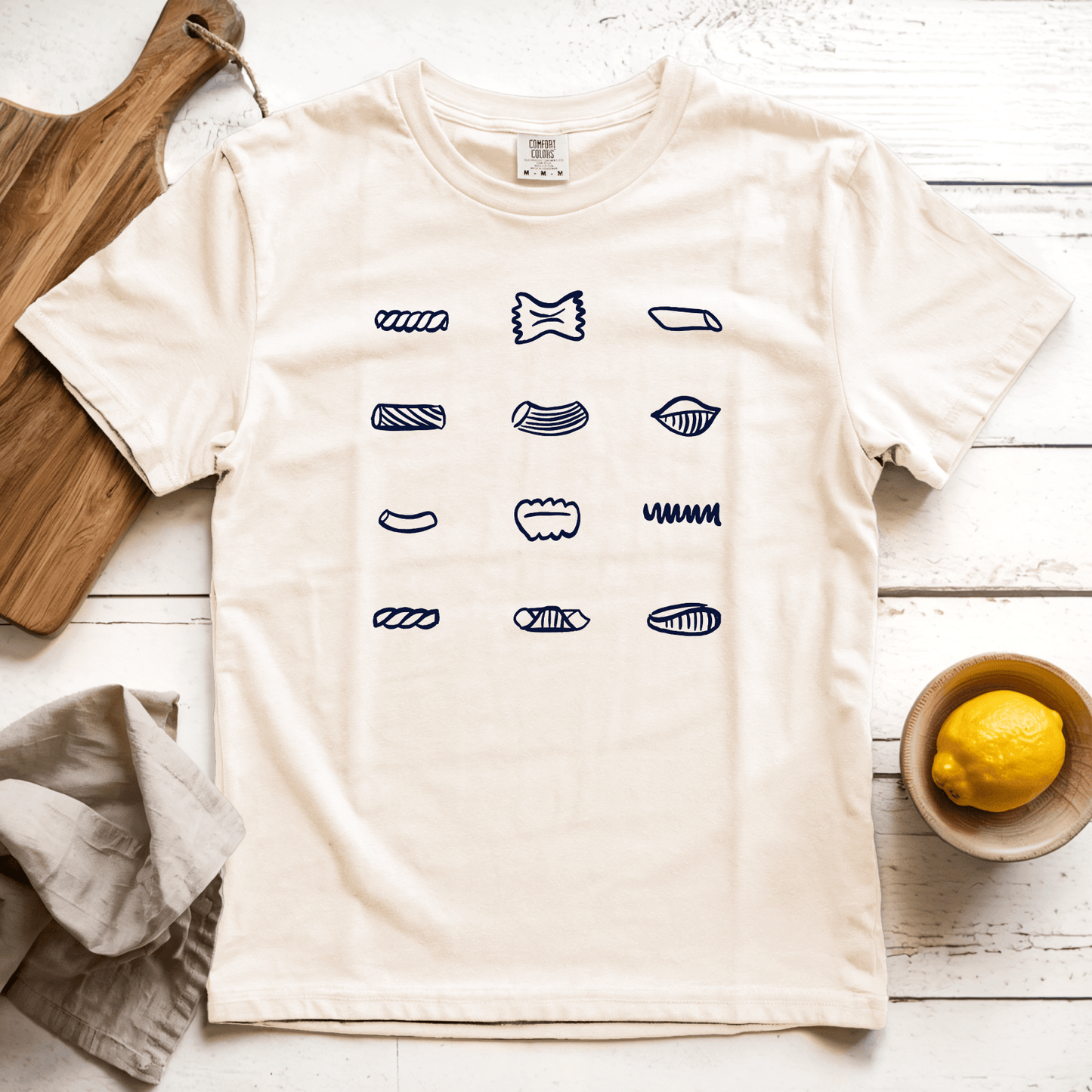 T-Shirt Ivory / S Pasta Shapes