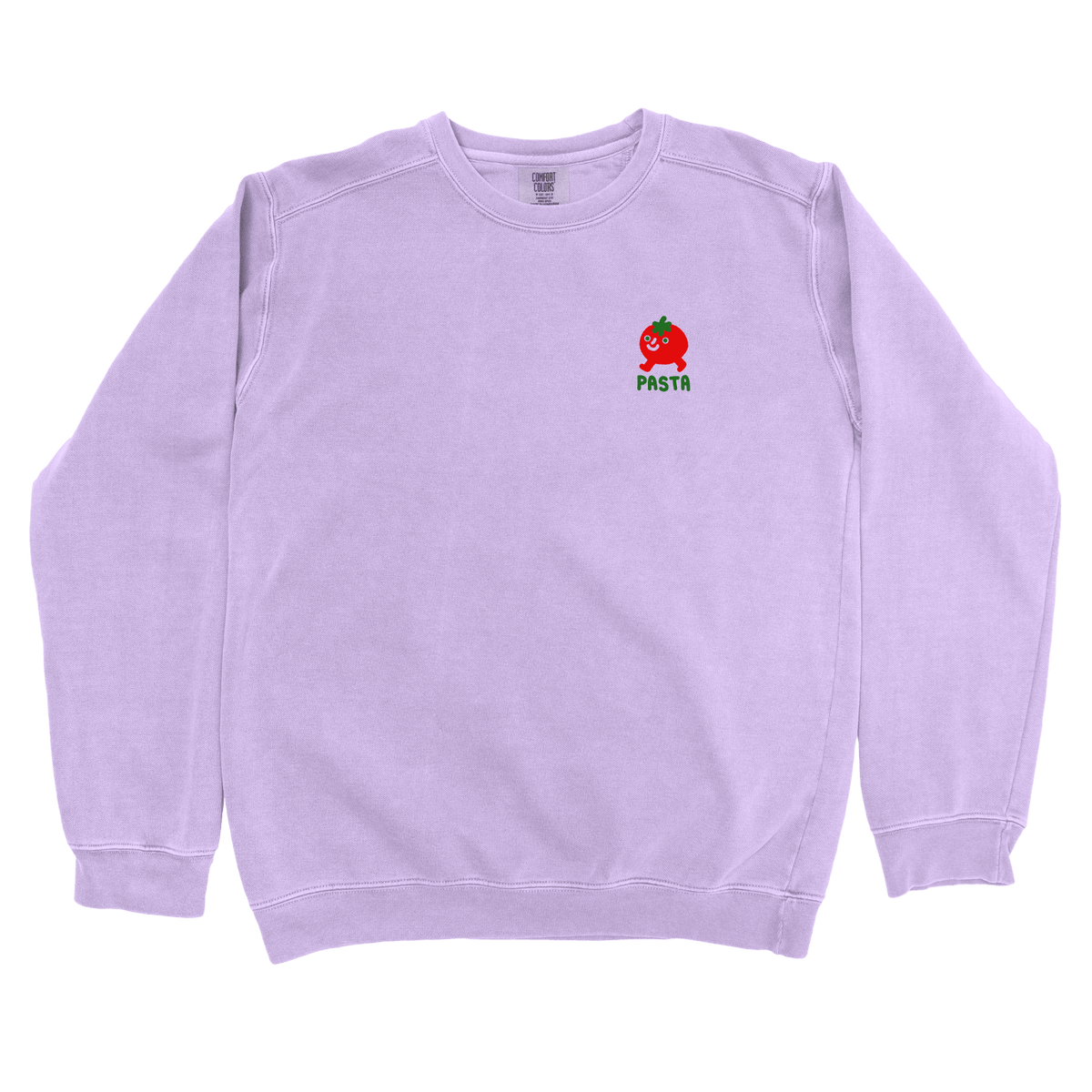 T-Shirts Orchid / S Pasta Walking Tomato Left Chest: Longoland Sweatshirt