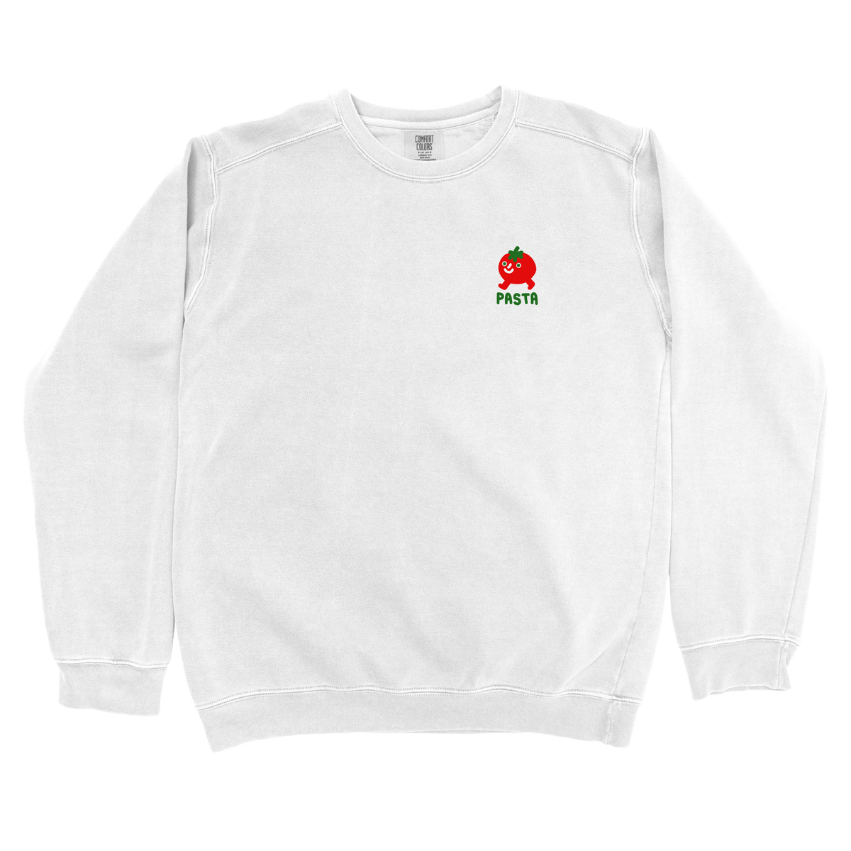 T-Shirts White / S Pasta Walking Tomato Left Chest: Longoland Sweatshirt