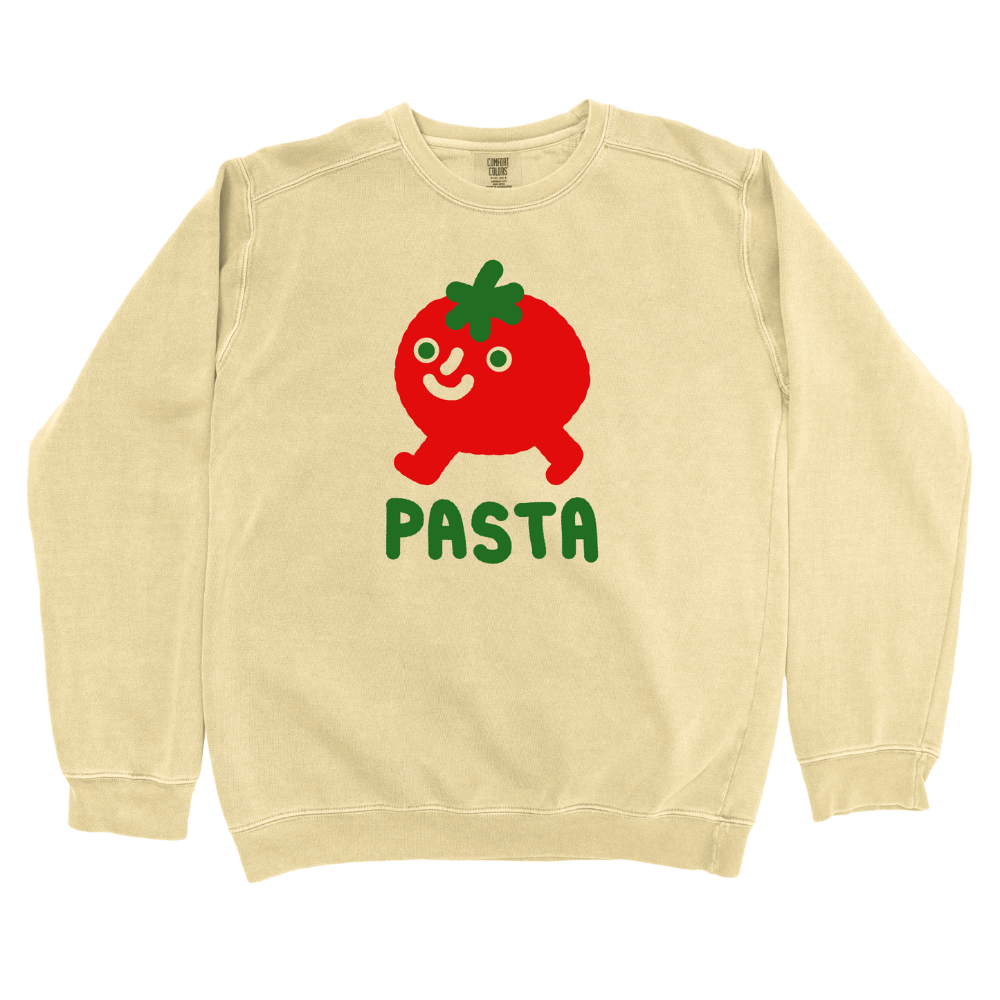 Sweatshirt Butter / S Pasta Walking Tomato: Longoland Sweatshirt