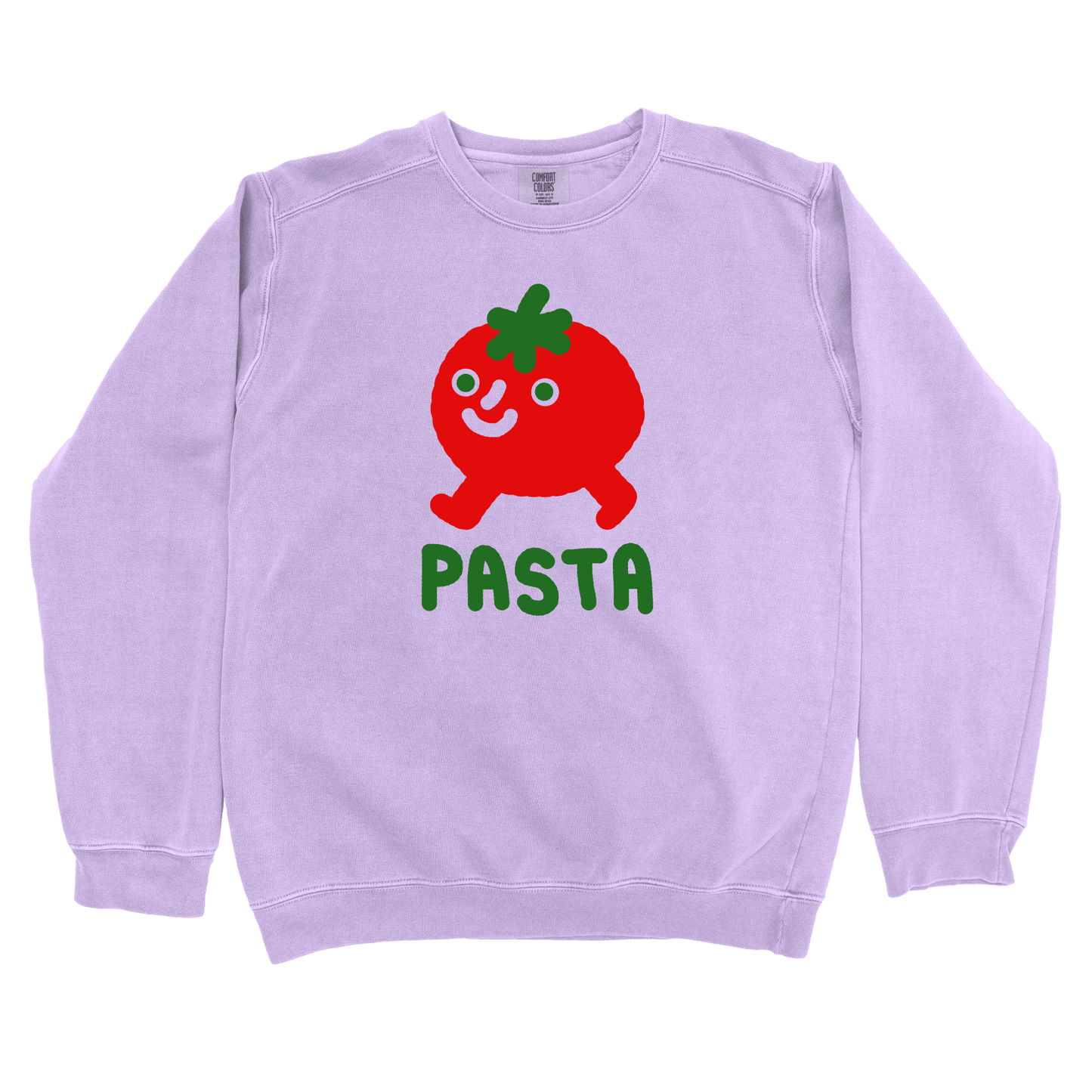 Sweatshirt Orchid / S Pasta Walking Tomato: Longoland Sweatshirt