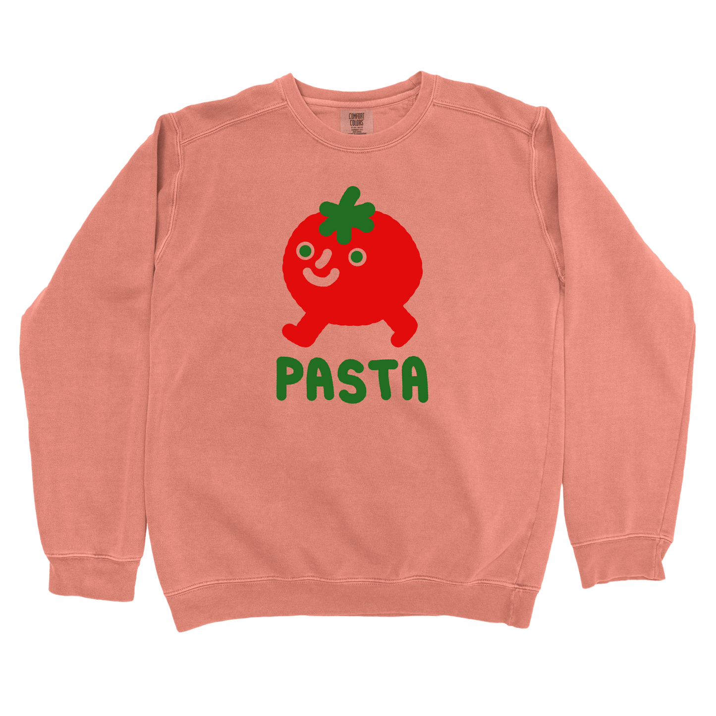 Sweatshirt Terracotta / S Pasta Walking Tomato: Longoland Sweatshirt