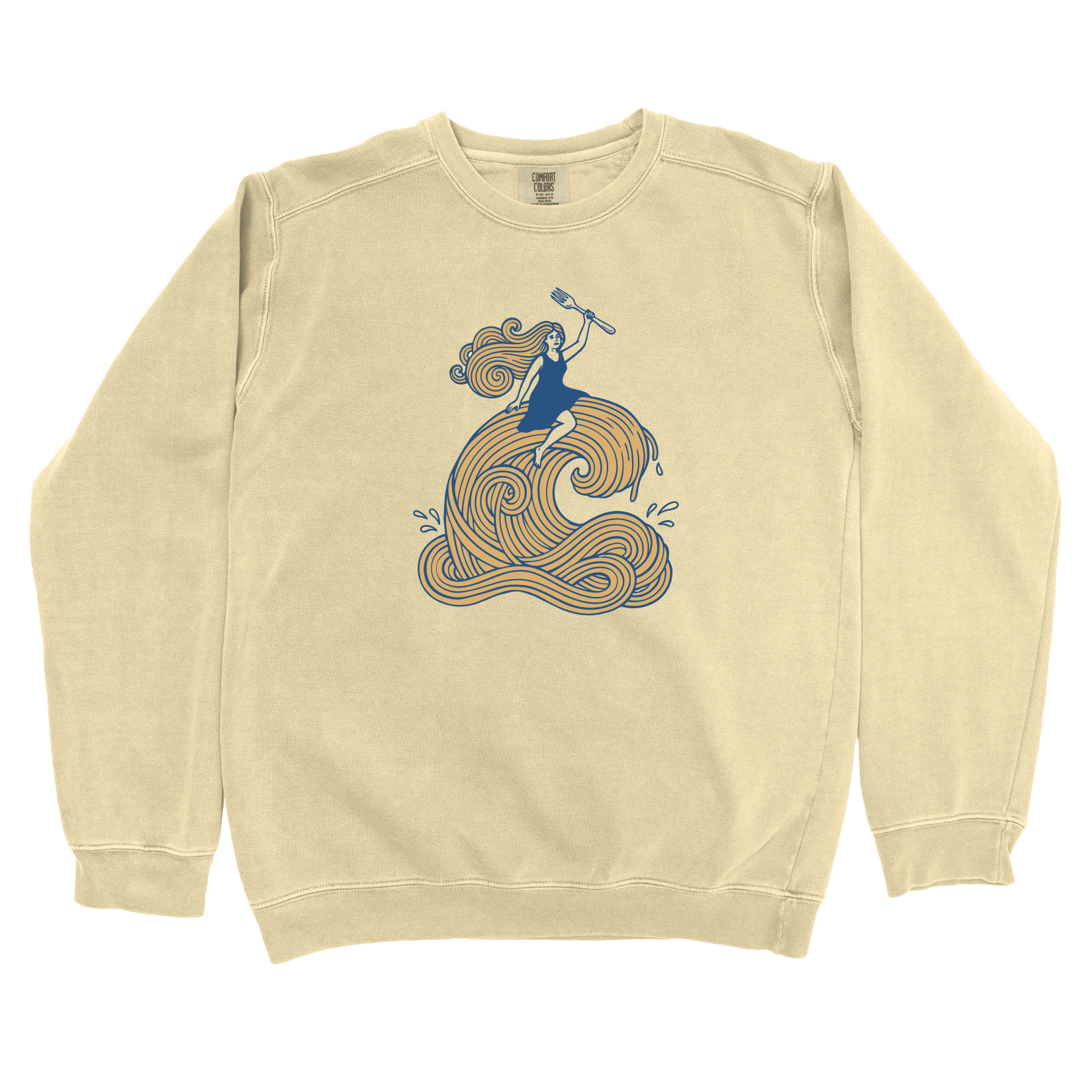 Sweatshirt Butter / S Pasta Wave Sweatshirt