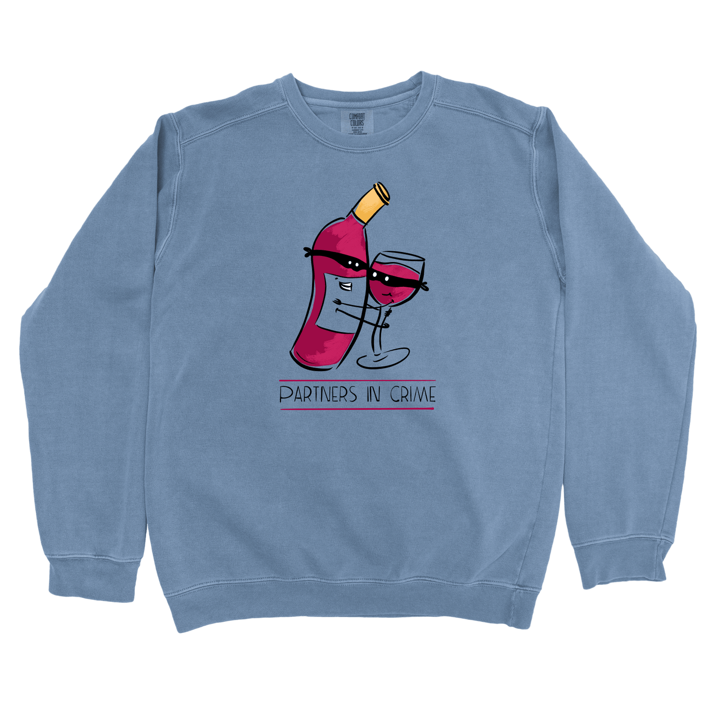Sweatshirt Blue Jean / S Pasta Wine: Micro Barbi Sweatshirt