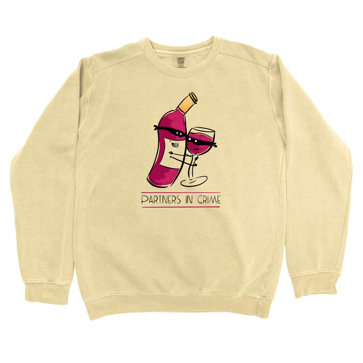 Sweatshirt Butter / S Pasta Wine: Micro Barbi Sweatshirt