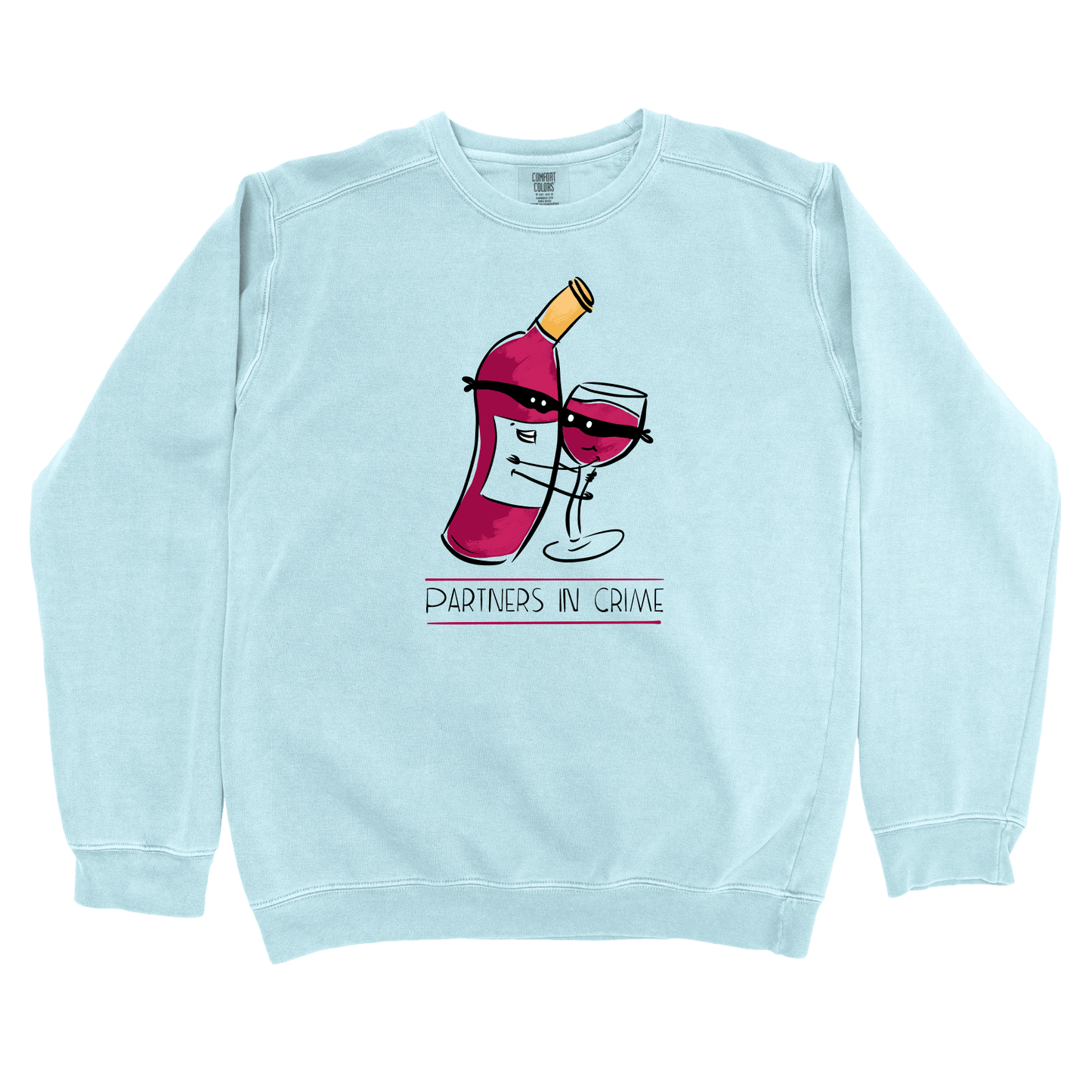 Sweatshirt Chambray / S Pasta Wine: Micro Barbi Sweatshirt