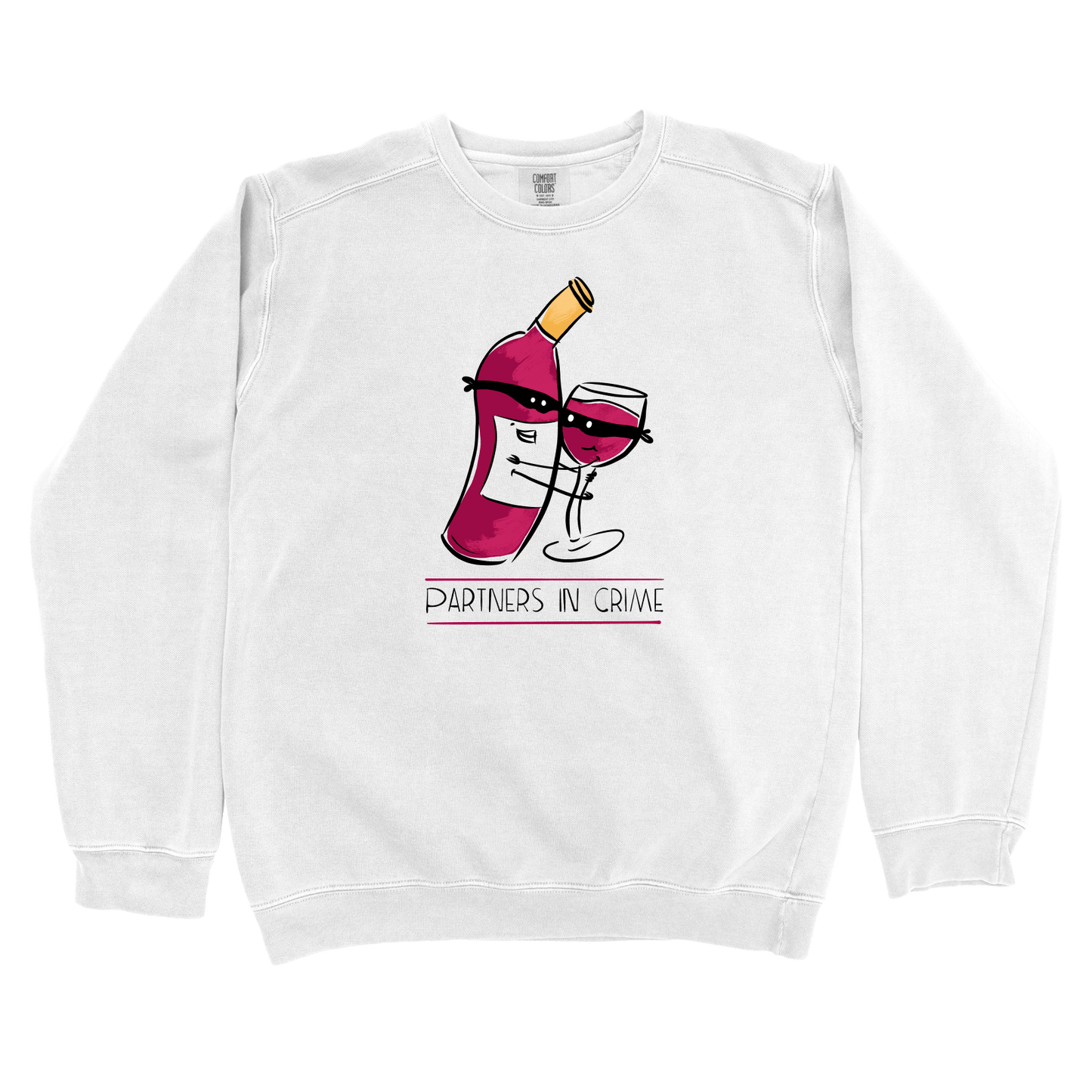 Sweatshirt White / S Pasta Wine: Micro Barbi Sweatshirt