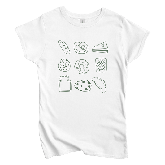 T-Shirts S / White Pastries: Sae Karepe Women's Tee