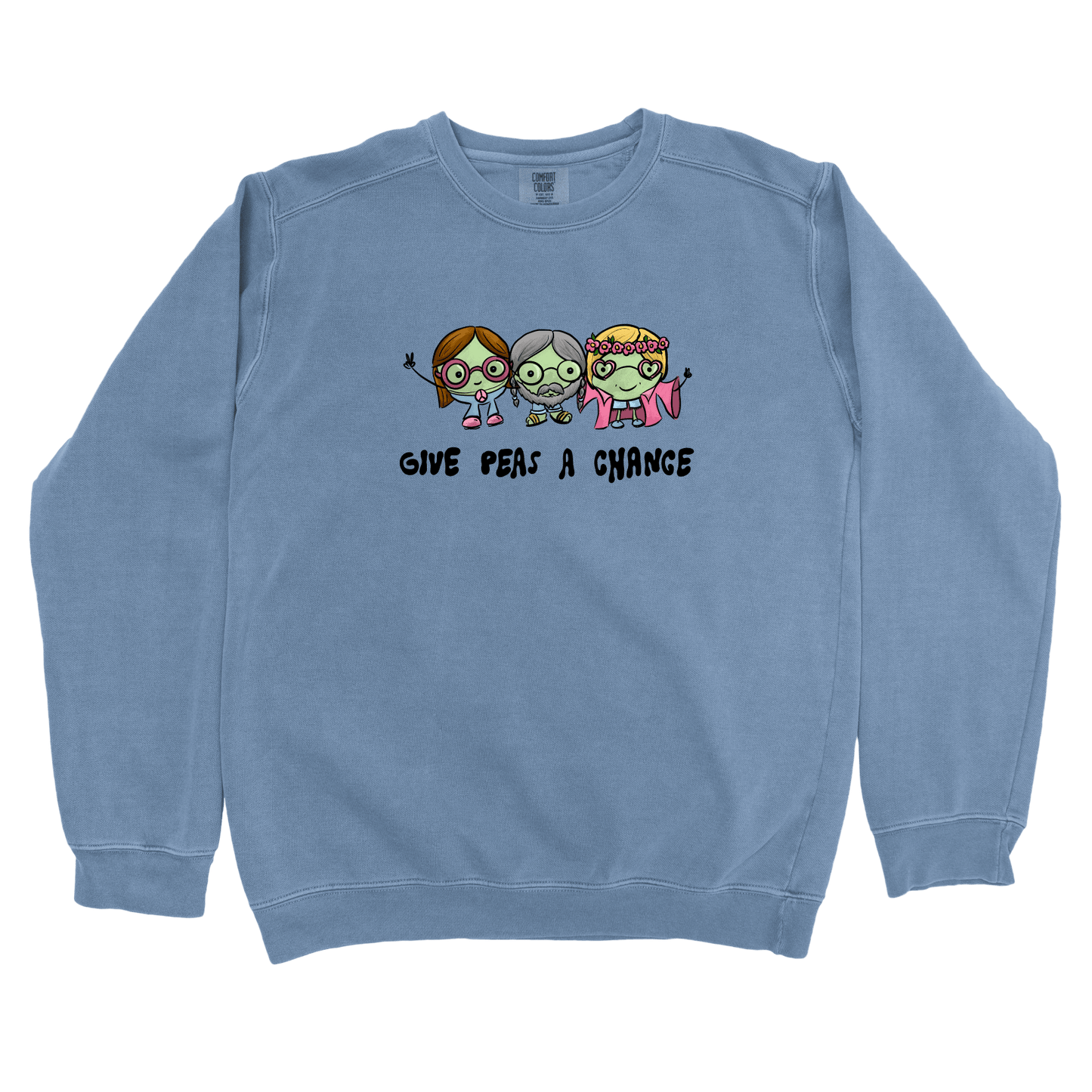 Sweatshirt Blue Jean / S Peas: Micro Barbi Sweatshirt