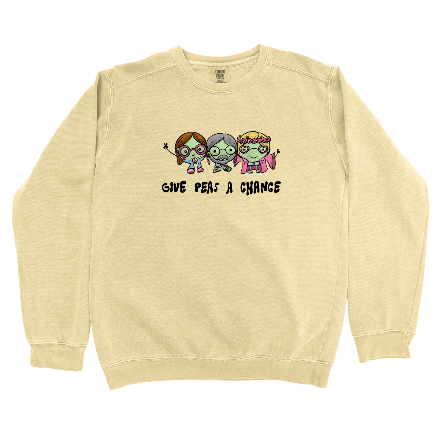Sweatshirt Butter / S Peas: Micro Barbi Sweatshirt