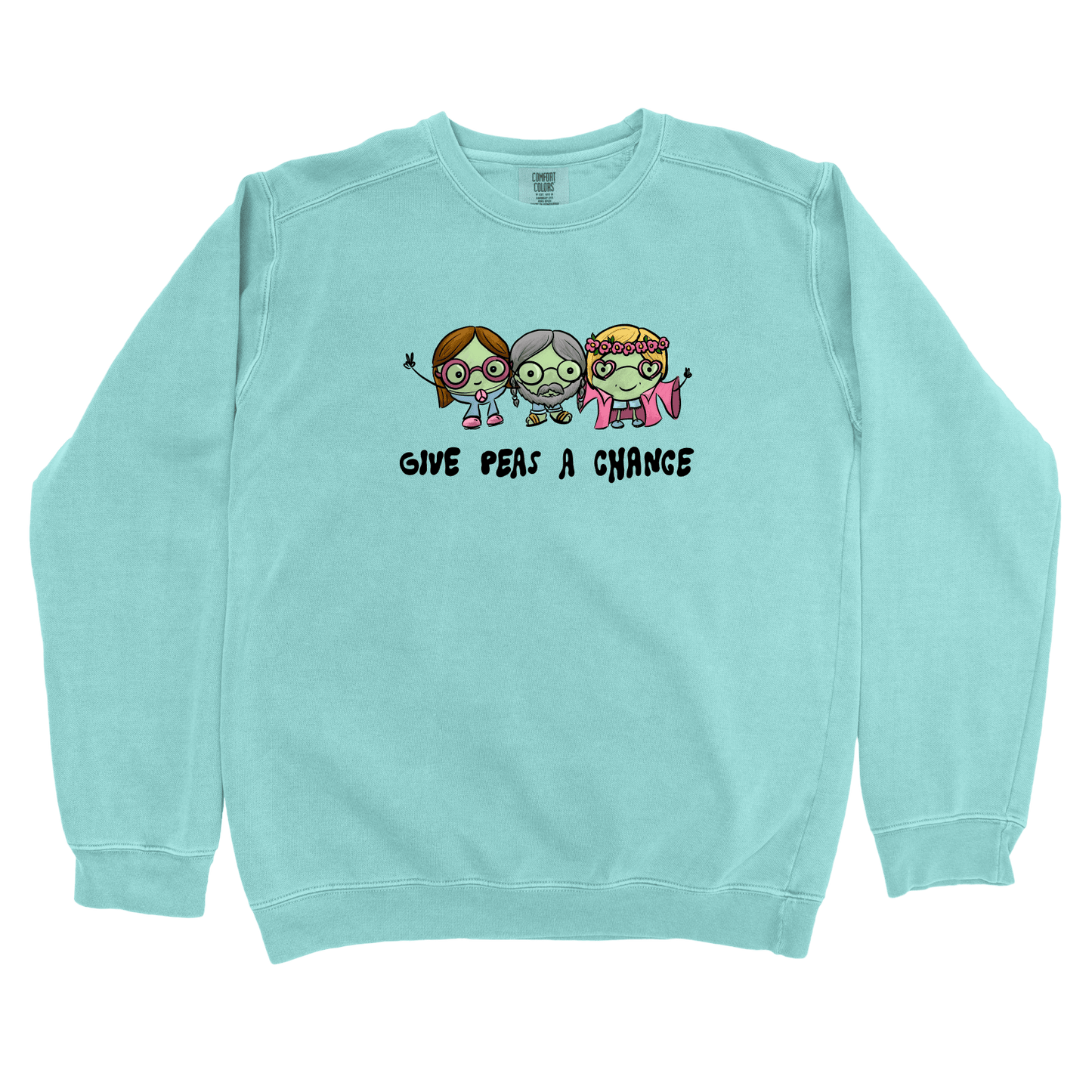 Sweatshirt Chalky Mint / S Peas: Micro Barbi Sweatshirt