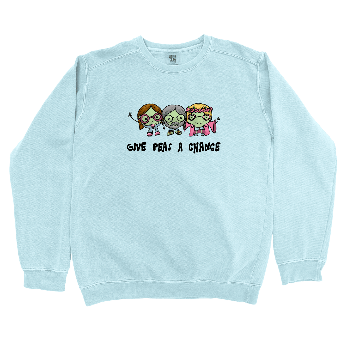 Sweatshirt Chambray / S Peas: Micro Barbi Sweatshirt