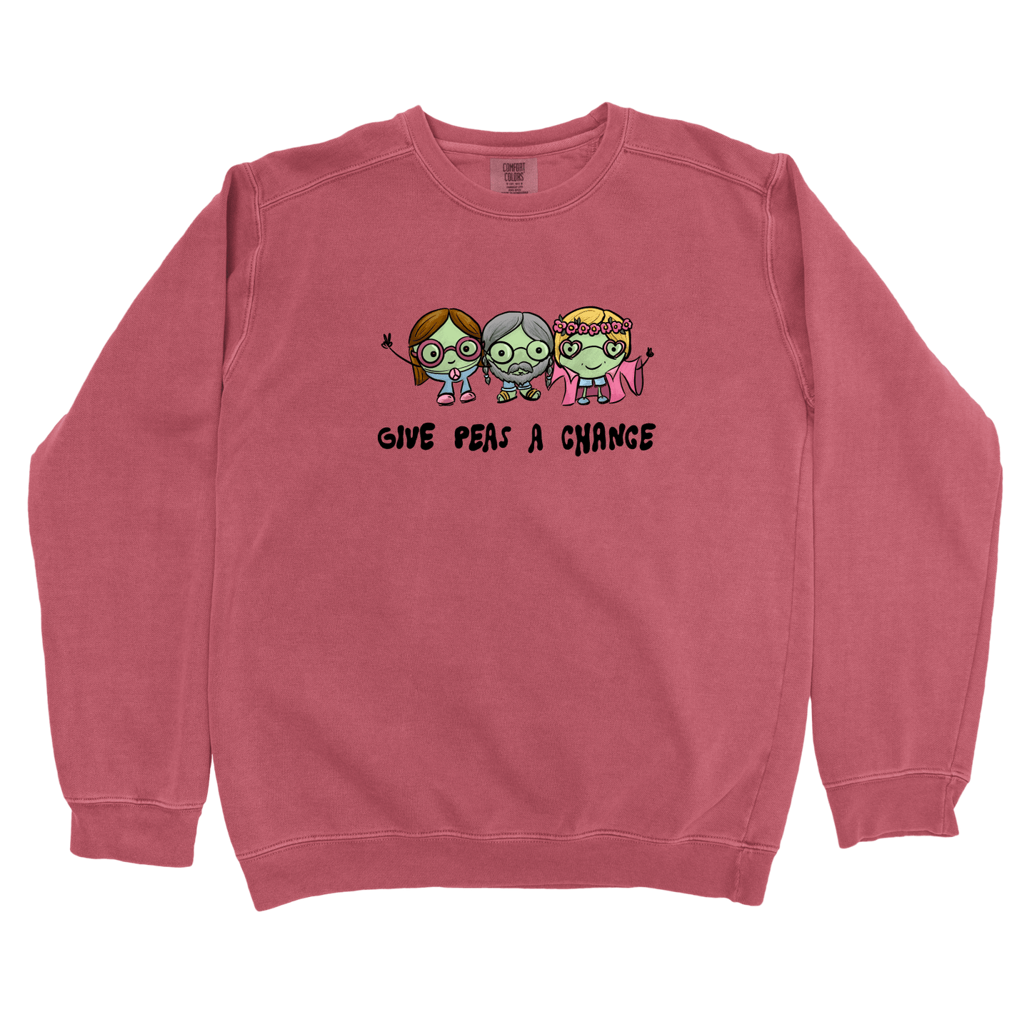 Sweatshirt Crimson / S Peas: Micro Barbi Sweatshirt
