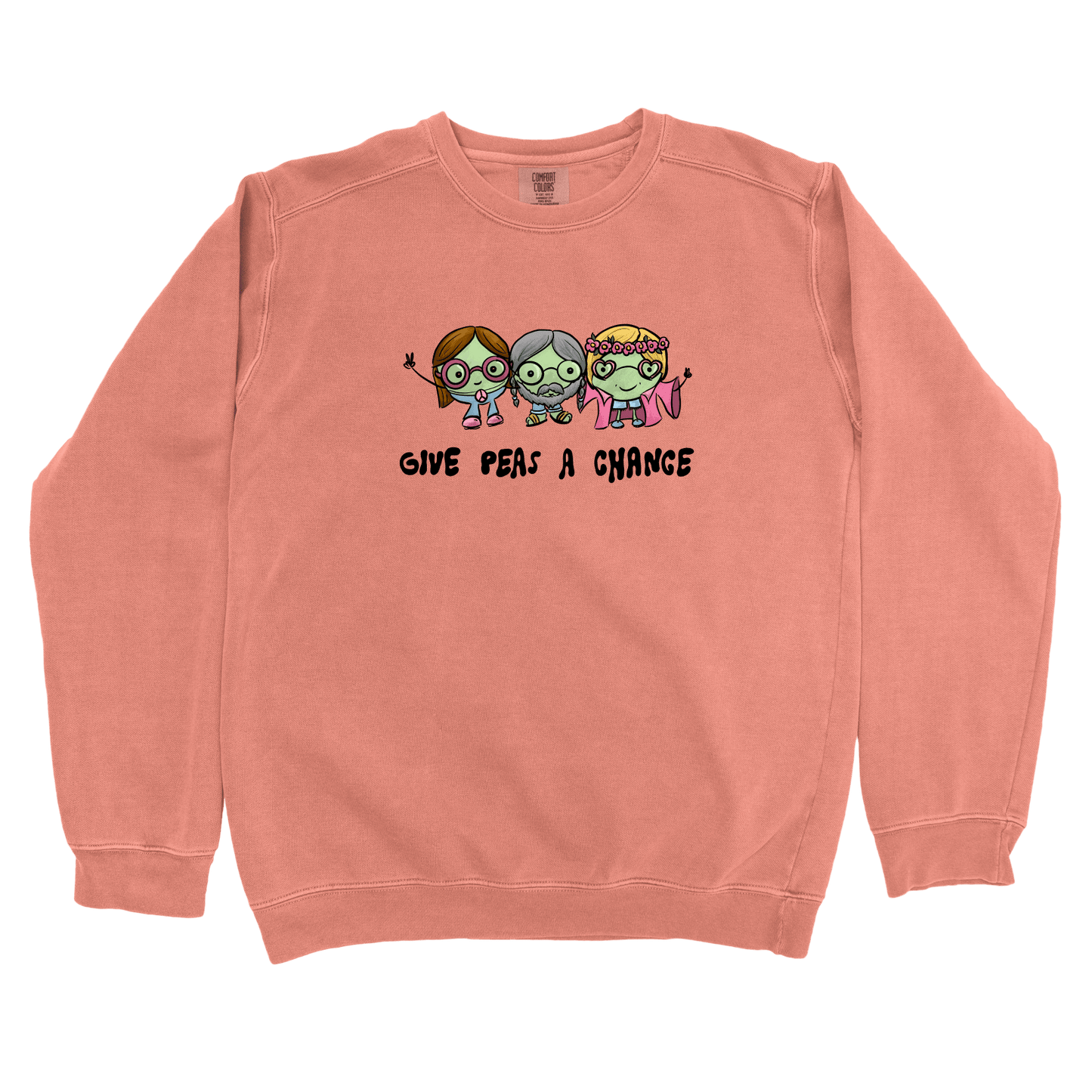 Sweatshirt Terracotta / S Peas: Micro Barbi Sweatshirt