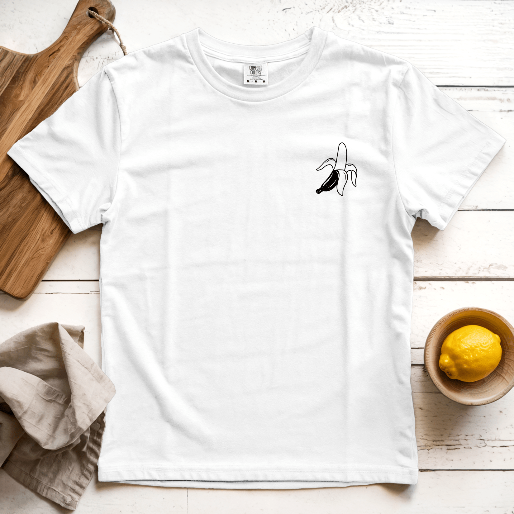 T-Shirt White / S Peeled Banana
