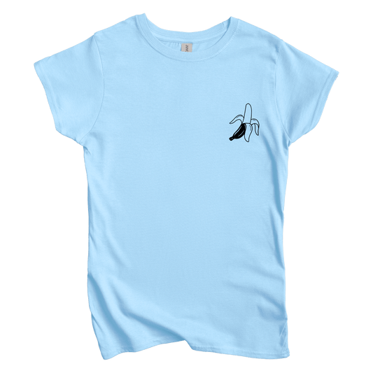 T-Shirt S / Light Blue Peeled Banana Women's Tee