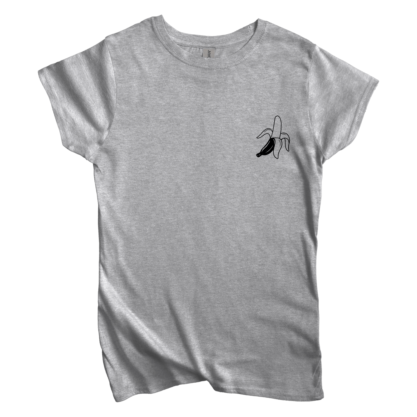 T-Shirt S / Sport Grey Peeled Banana Women's Tee