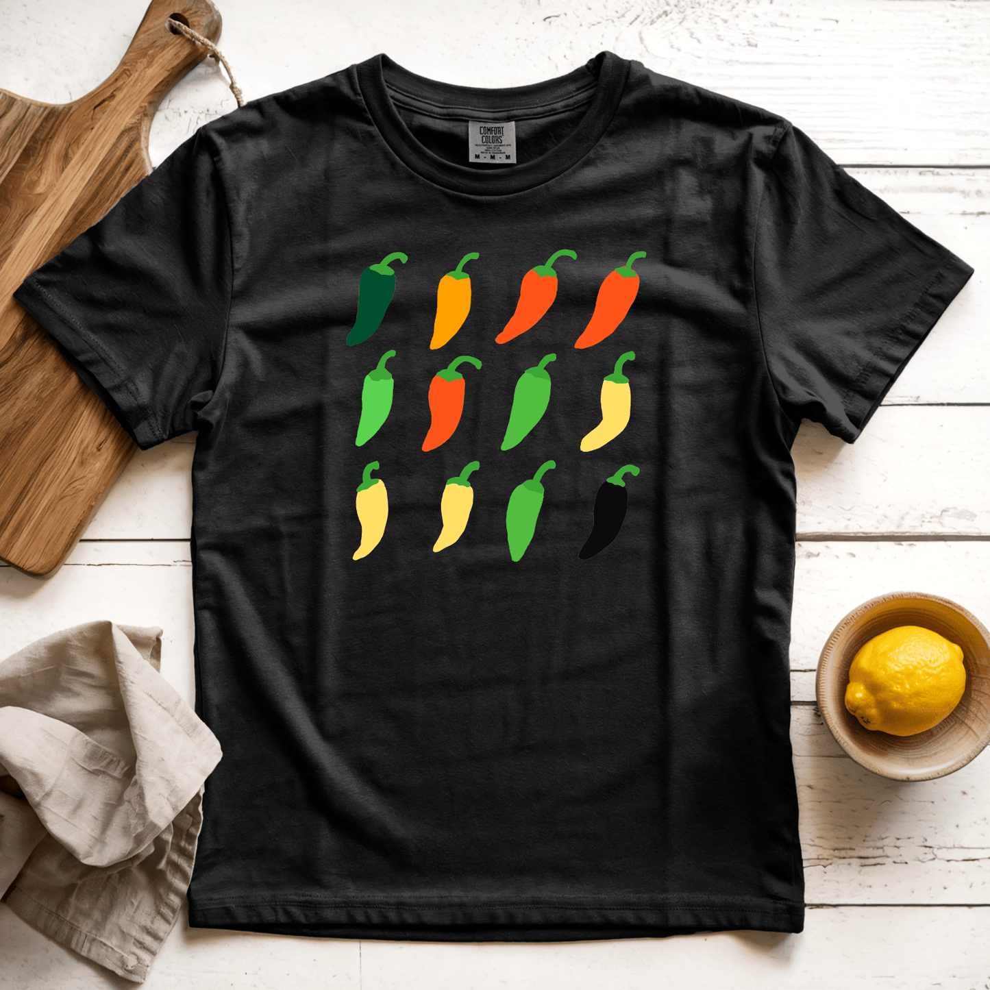 T-Shirt Black / S Pepper Grid