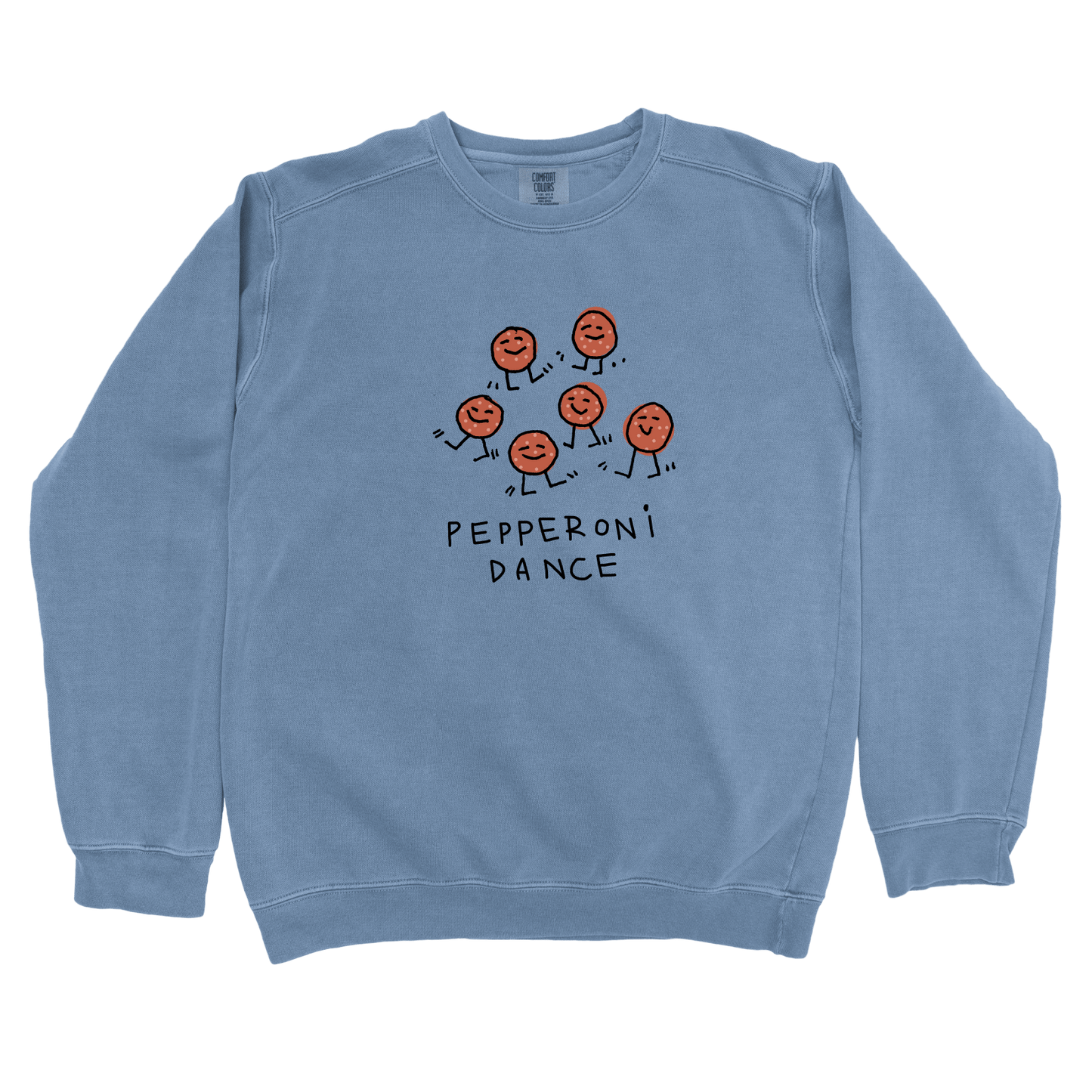 Sweatshirt Blue Jean / S Pepperoni Dance: Longoland Sweatshirt