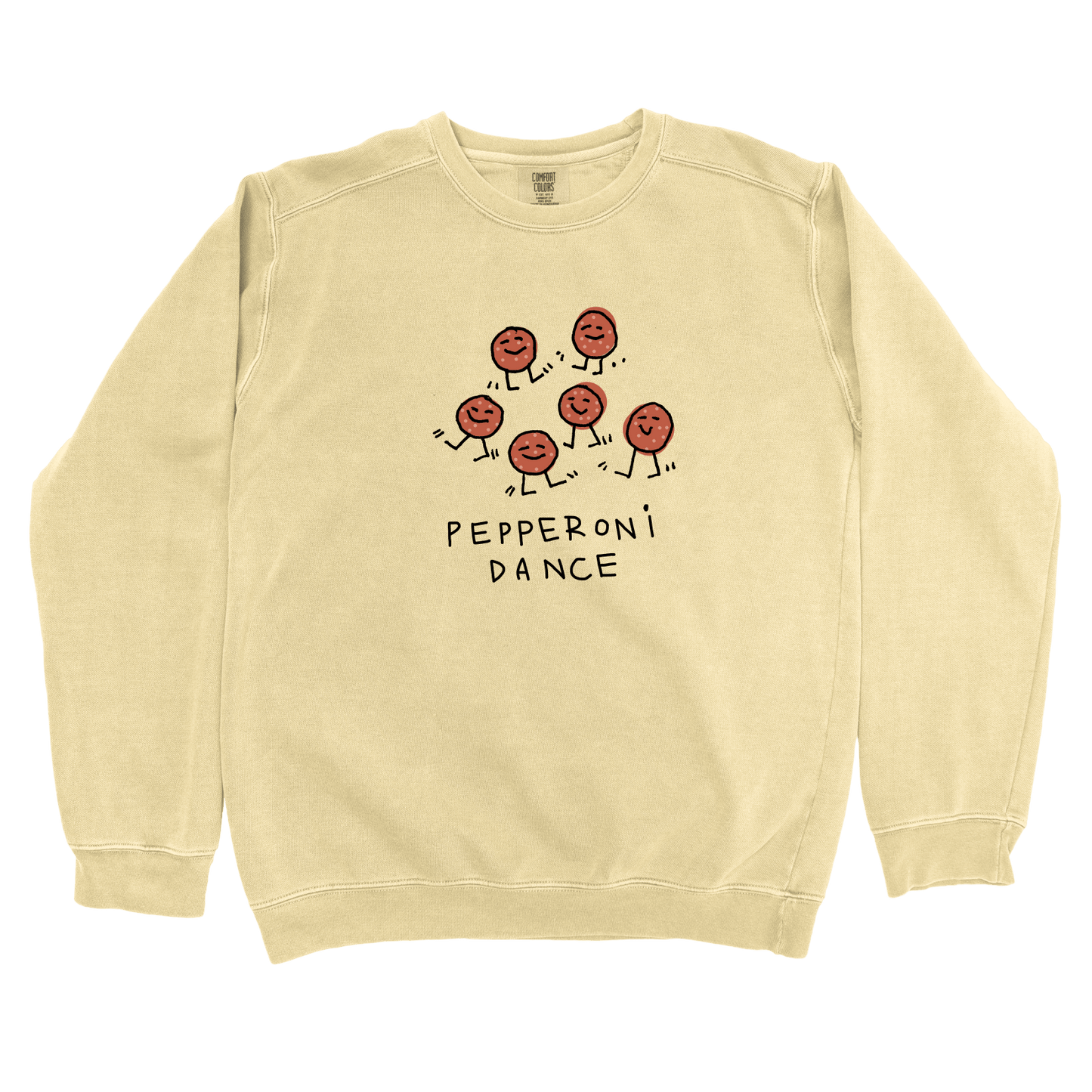 Sweatshirt Butter / S Pepperoni Dance: Longoland Sweatshirt