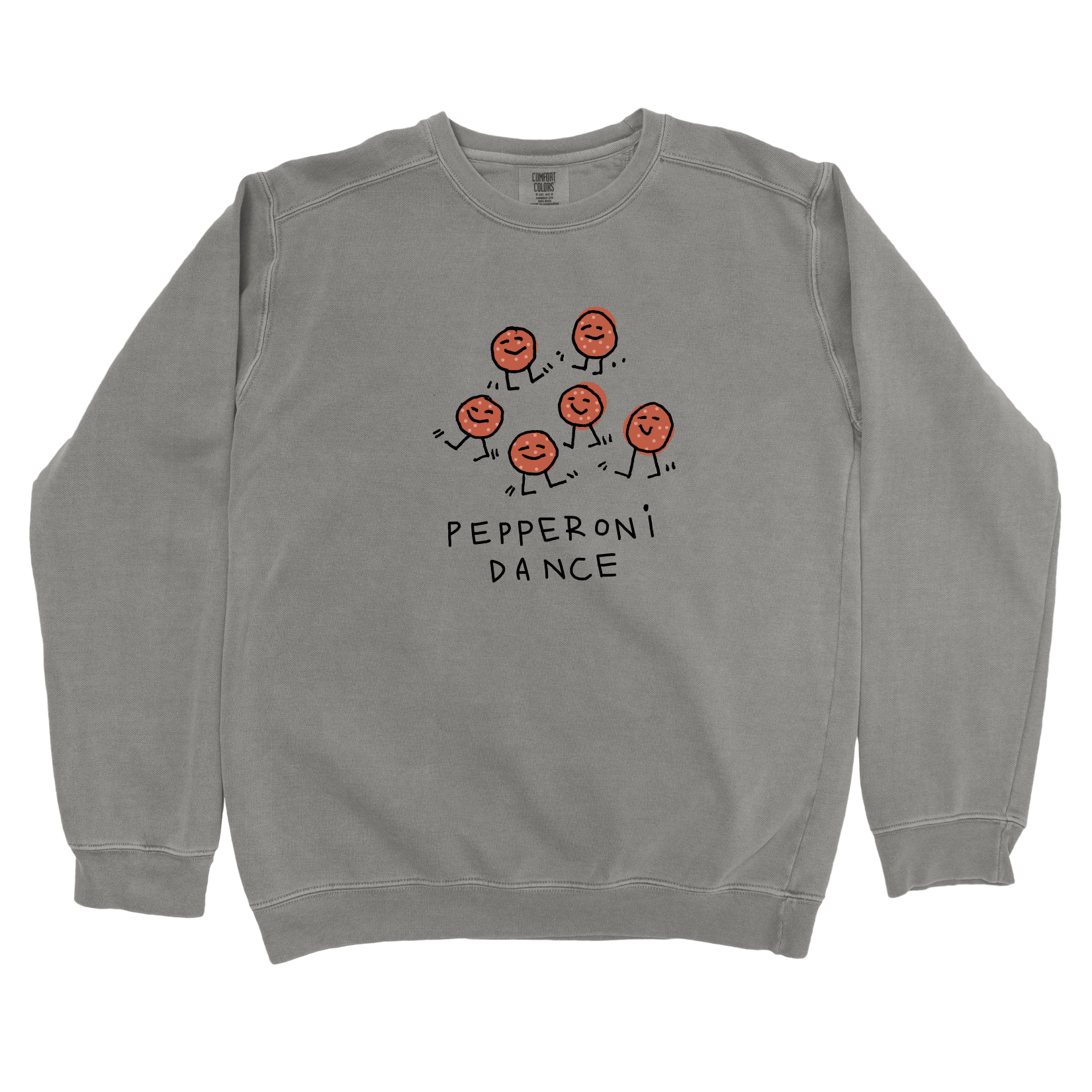 Sweatshirt Grey / S Pepperoni Dance: Longoland Sweatshirt