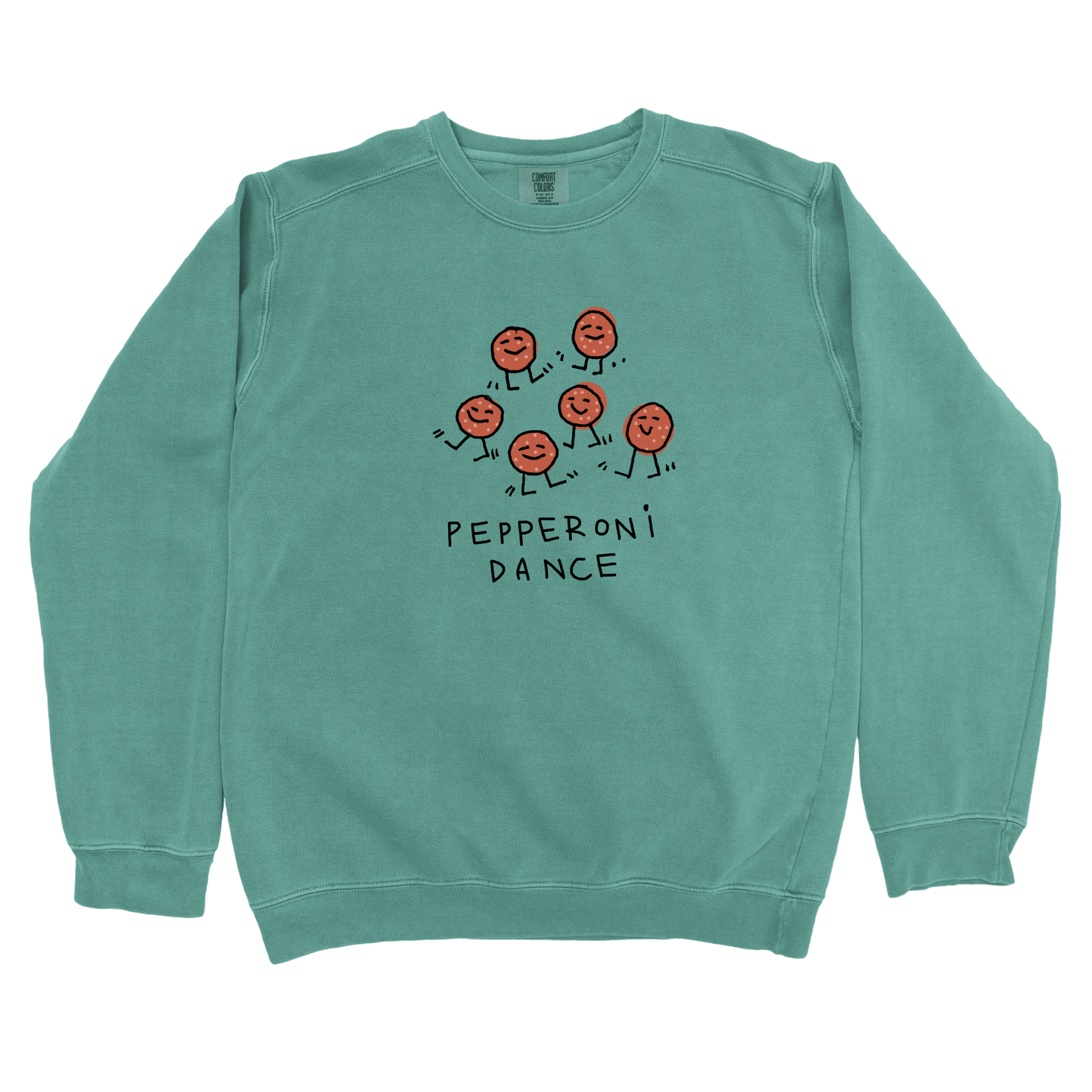 Sweatshirt Light Green / S Pepperoni Dance: Longoland Sweatshirt