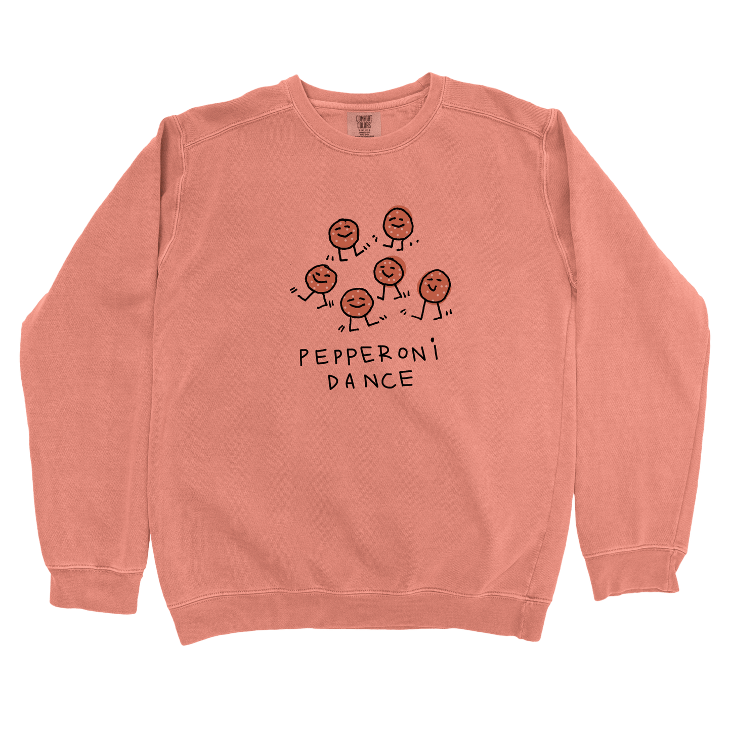 Sweatshirt Terracotta / S Pepperoni Dance: Longoland Sweatshirt