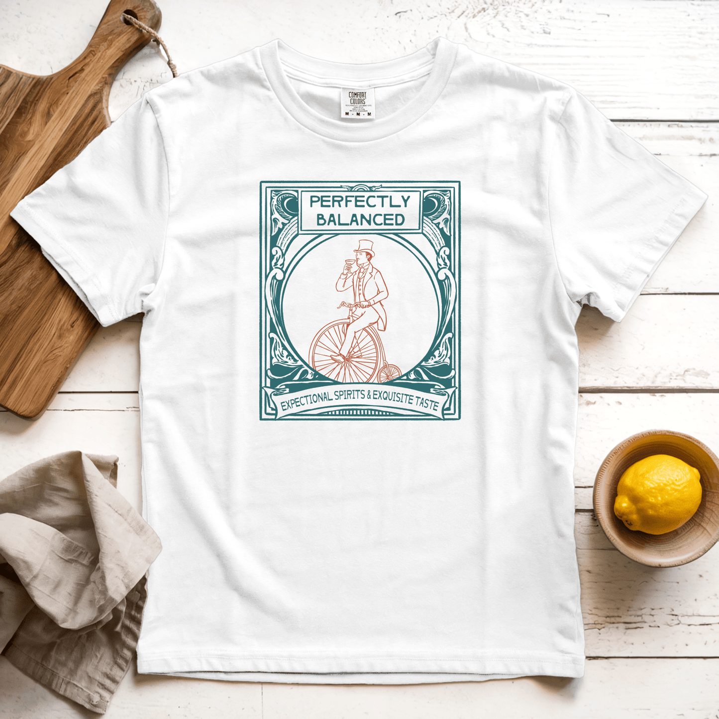 T-Shirts White / S Perfectly Balanced: Rusted Work