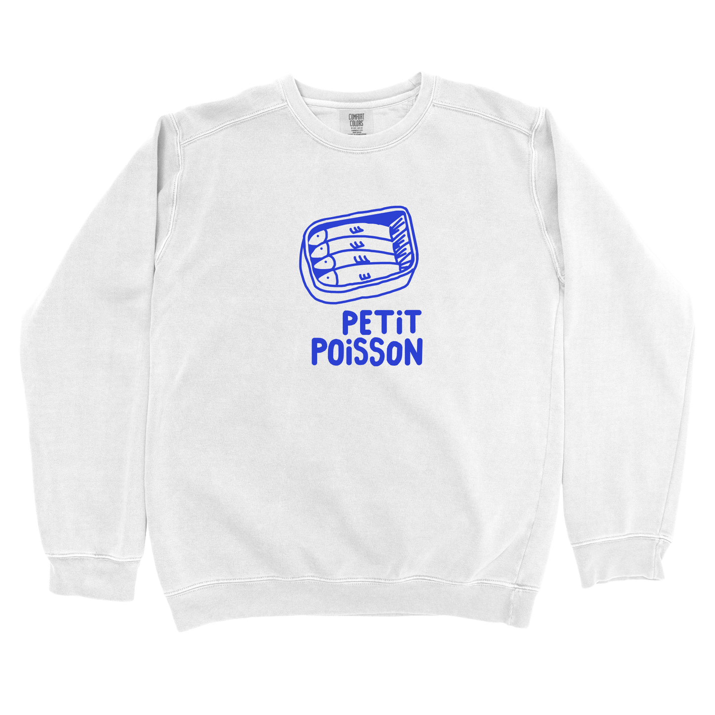 Sweatshirt White / S Petit Poisson: Longoland Sweatshirt