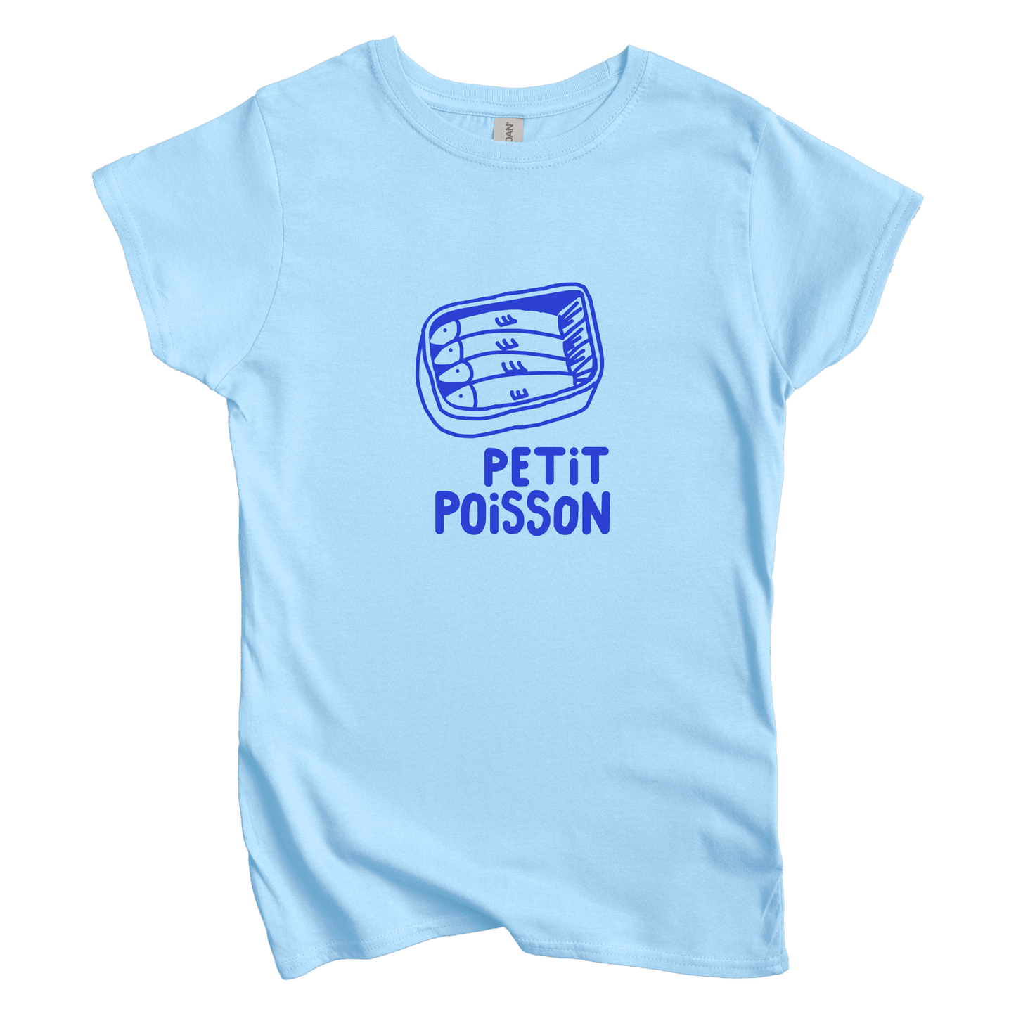 T-Shirt S / Light Blue Petit Poisson: Longoland Women's Tee